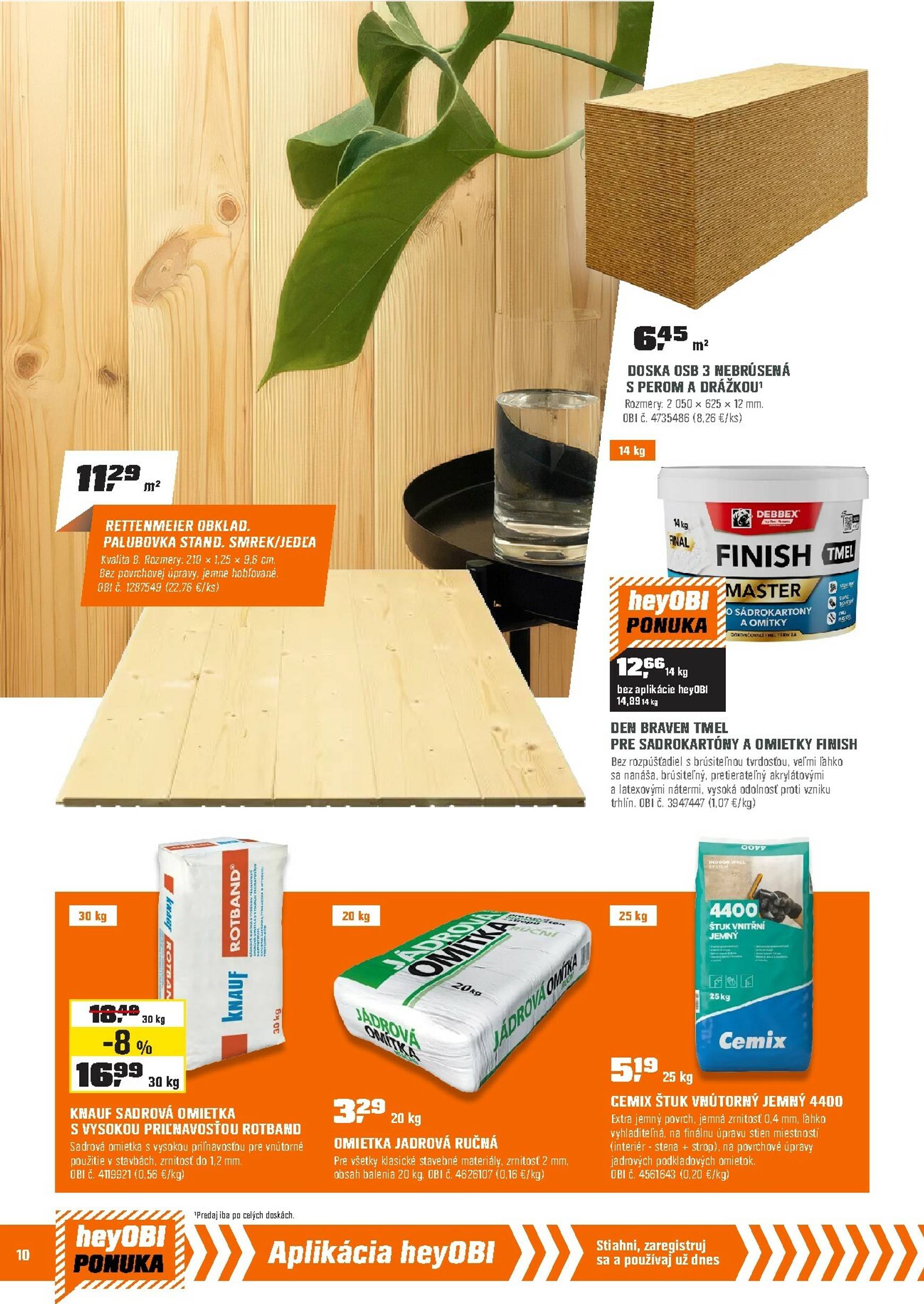 Page 10 of Aktuálny obi leták platný od piatka 02.01 do 31.01