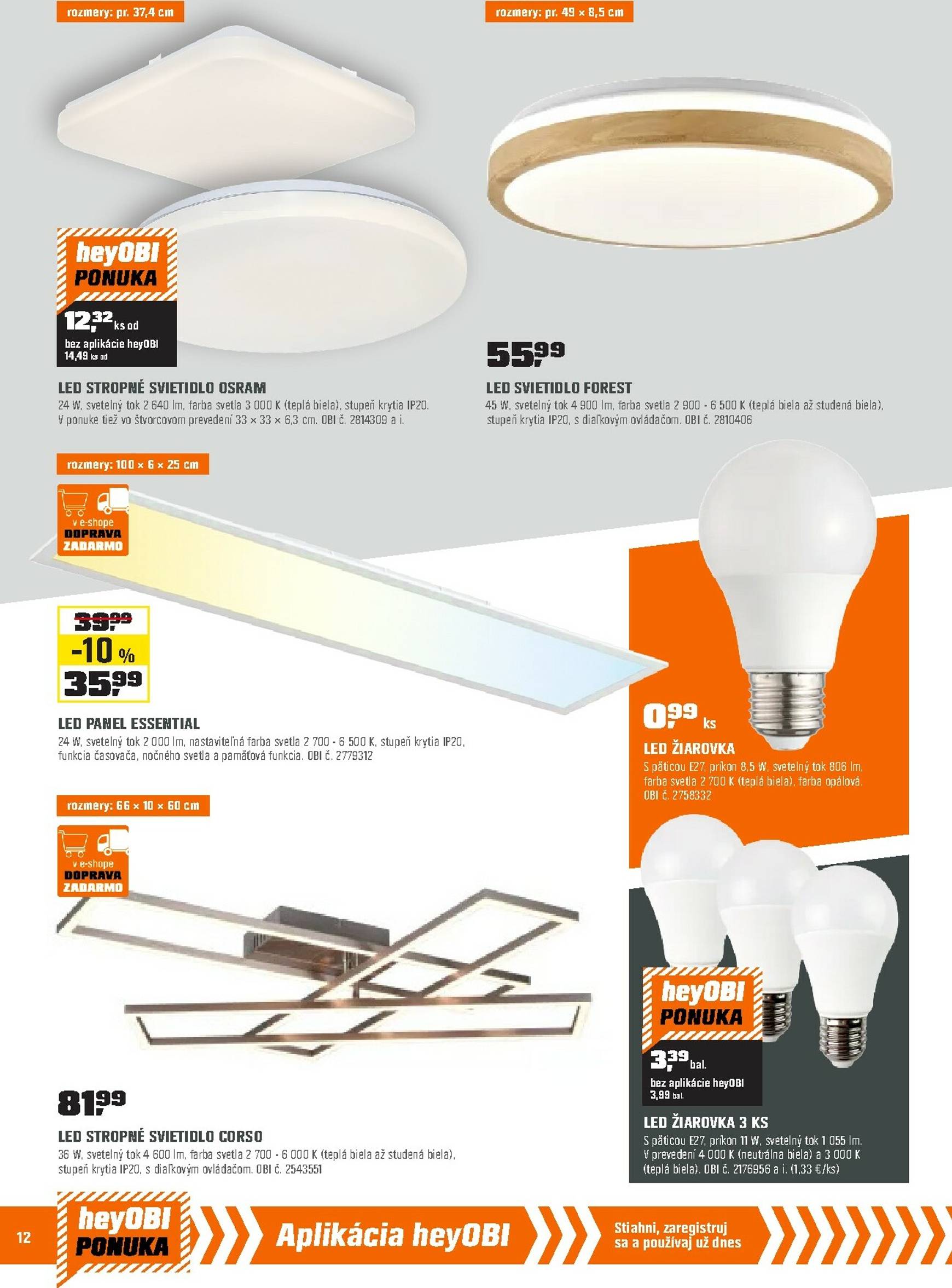 Page 12 of Aktuálny obi leták platný od piatka 02.01 do 31.01