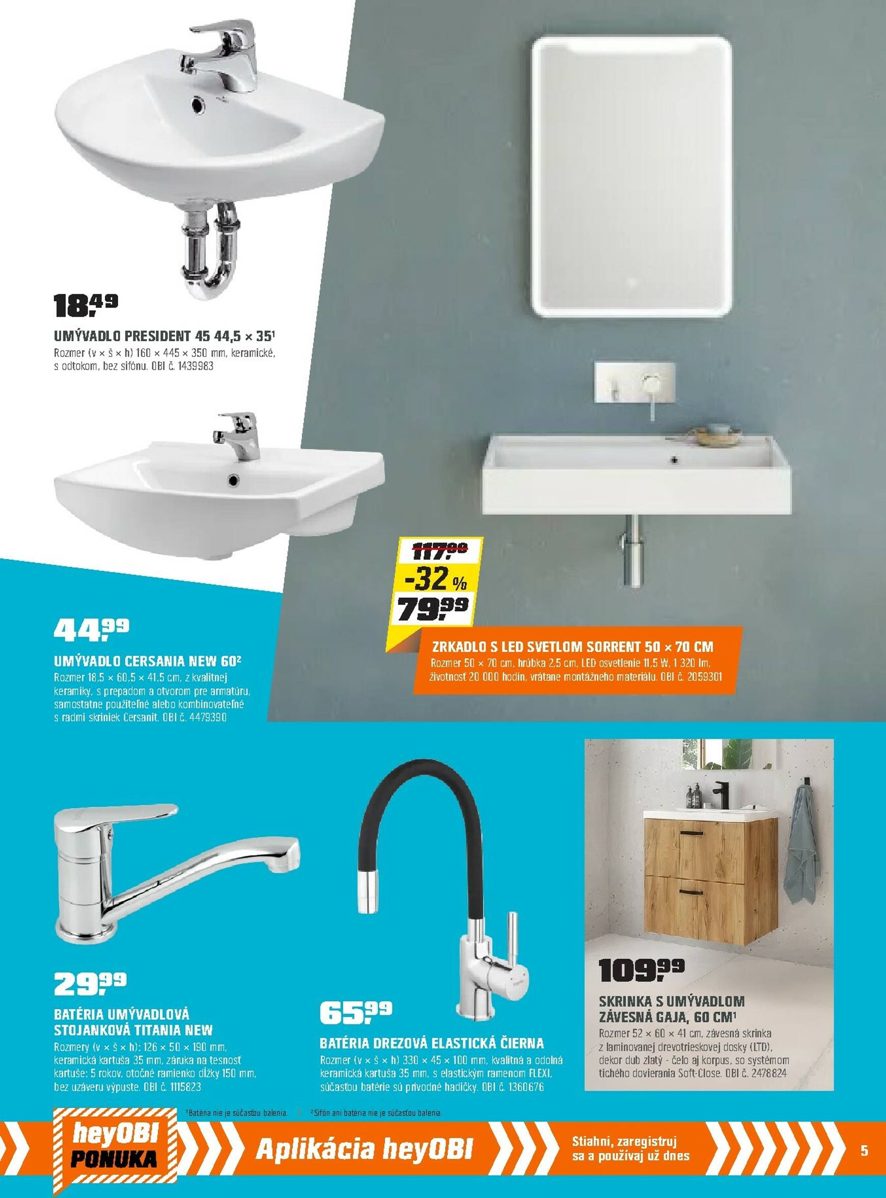 Page 5 of Aktuálny obi leták platný od piatka 02.01 do 31.01