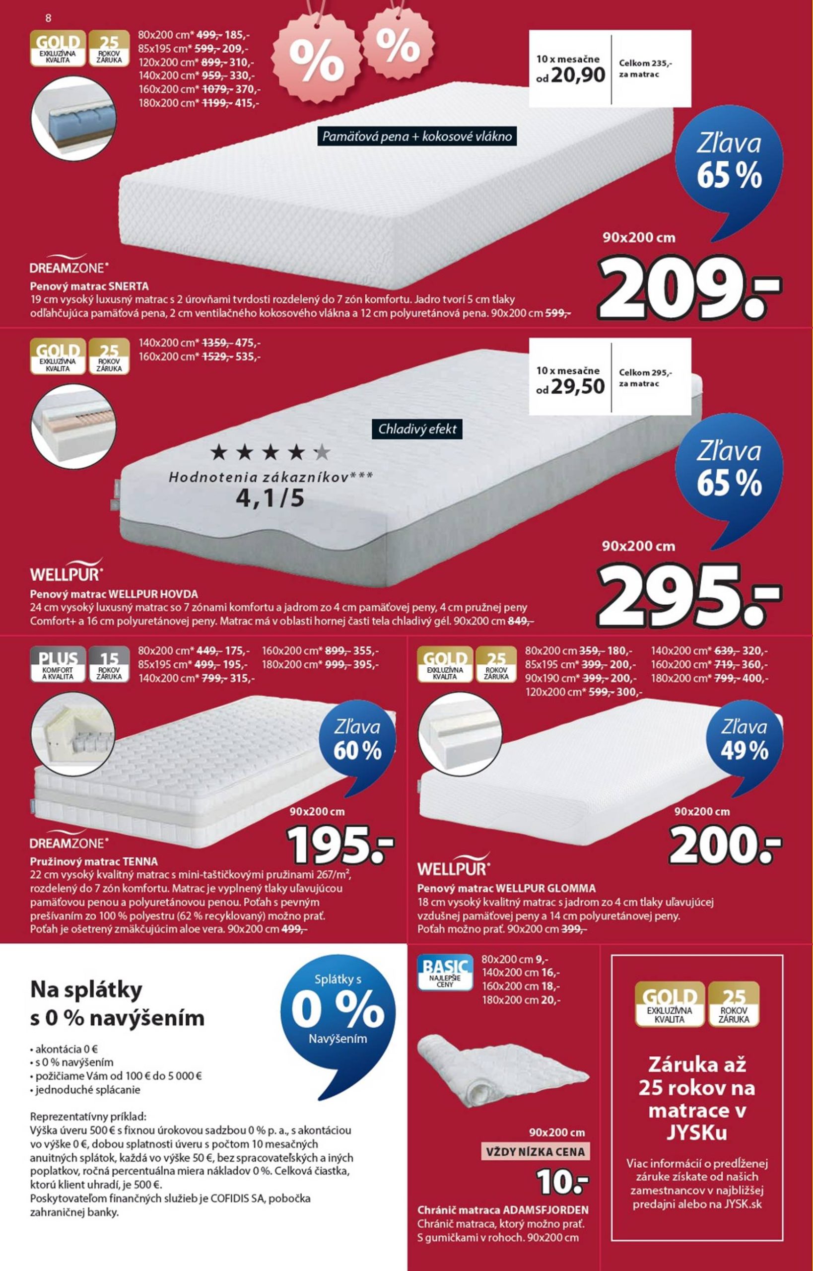 Page 8 of Aktuálny jysk leták platný od stredy 07.01 do 03.02