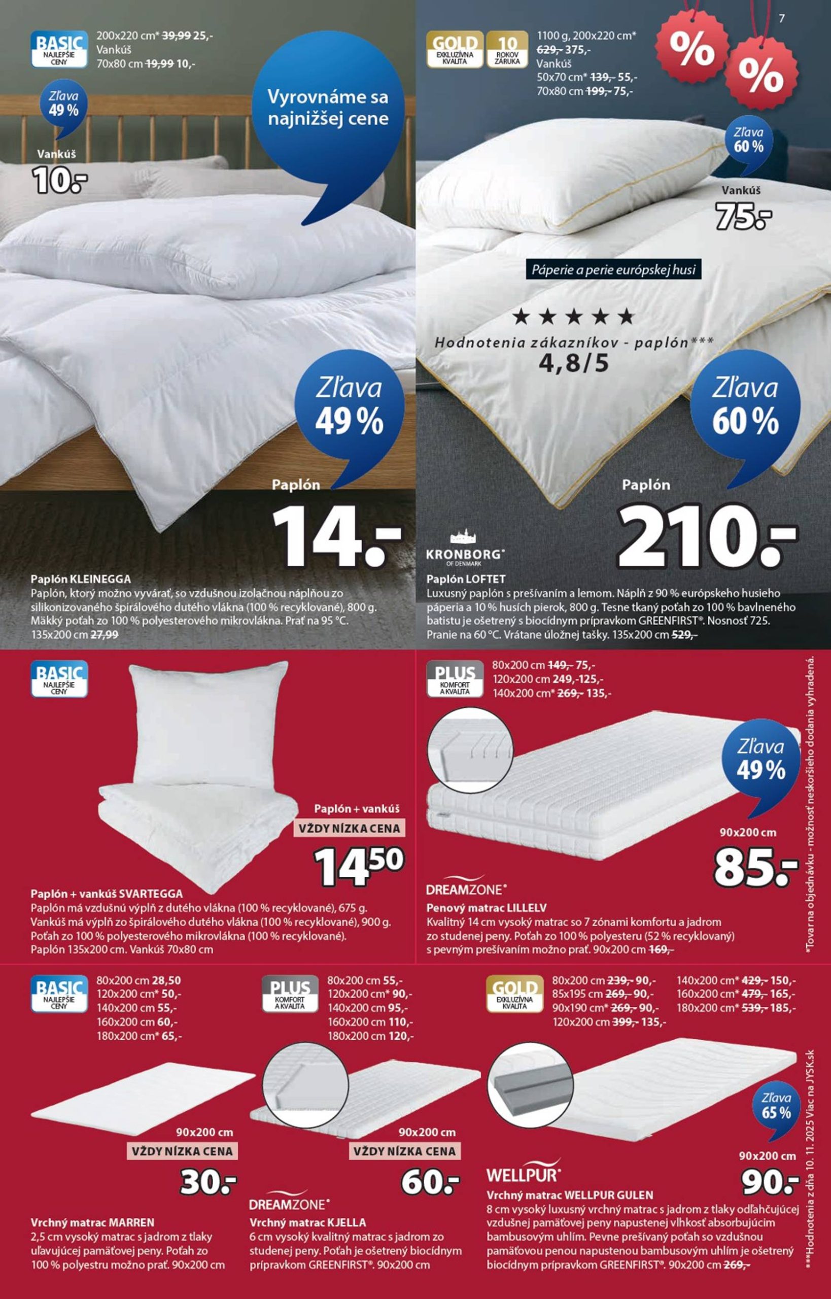 Page 7 of Aktuálny jysk leták platný od stredy 07.01 do 03.02