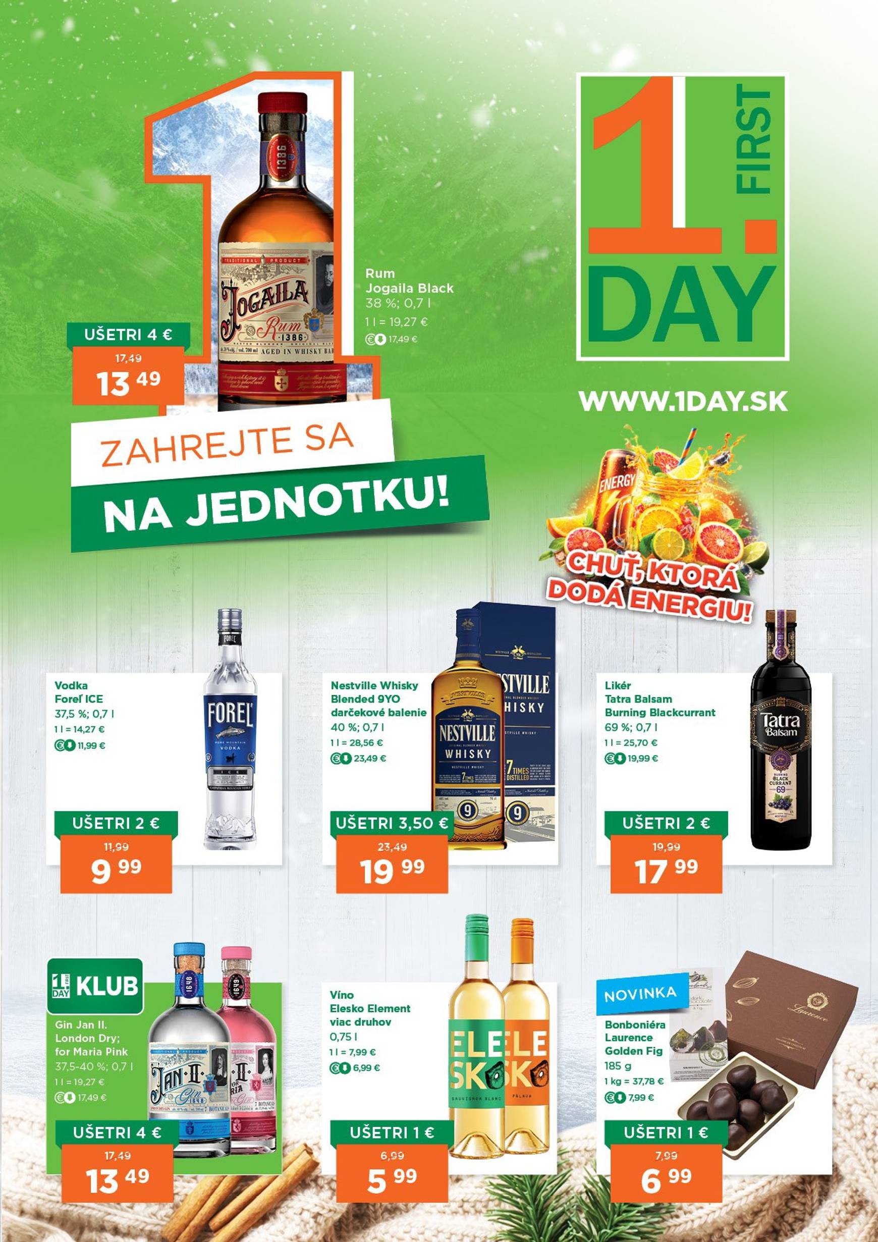 Page 1 of Aktuálny 1day leták platný od štvrtka 29.01 do 11.02