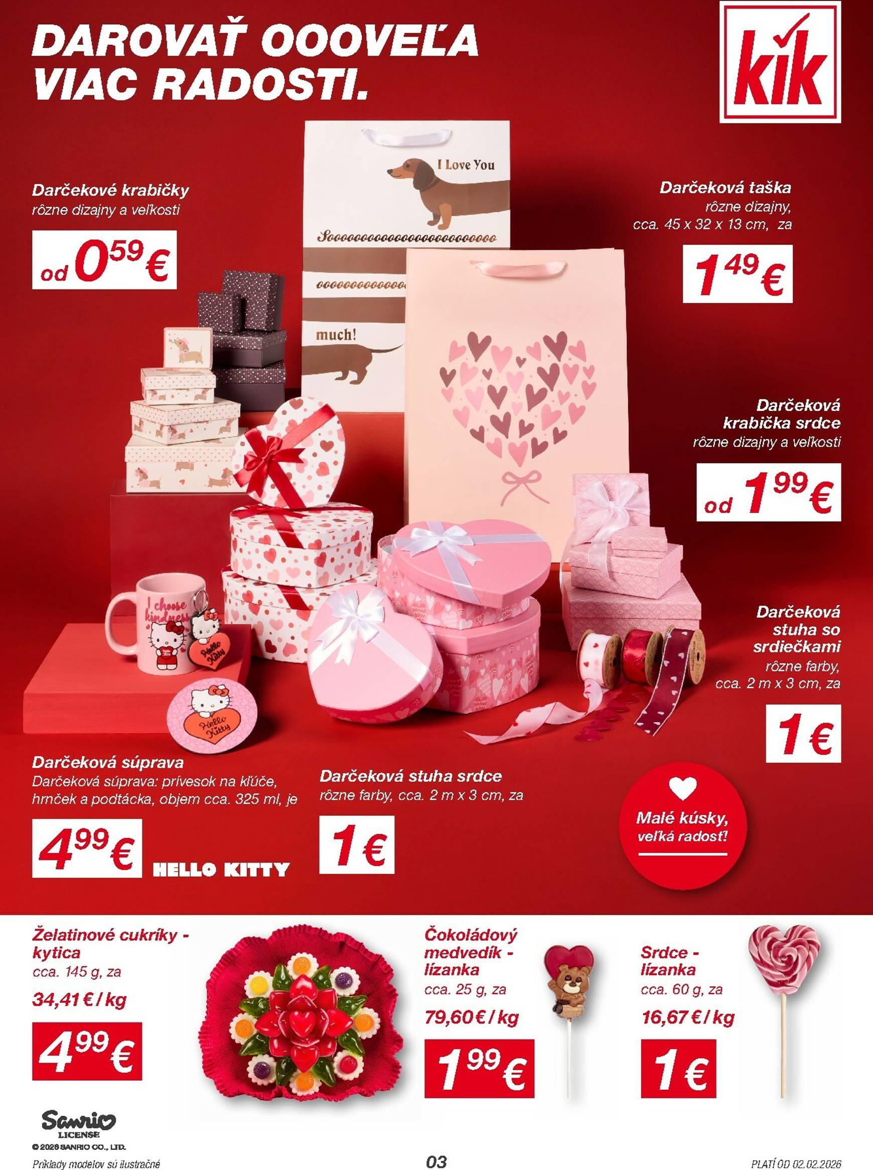 Page 3 of Aktuálny kik leták platný od pondelka 02.02 do 22.02
