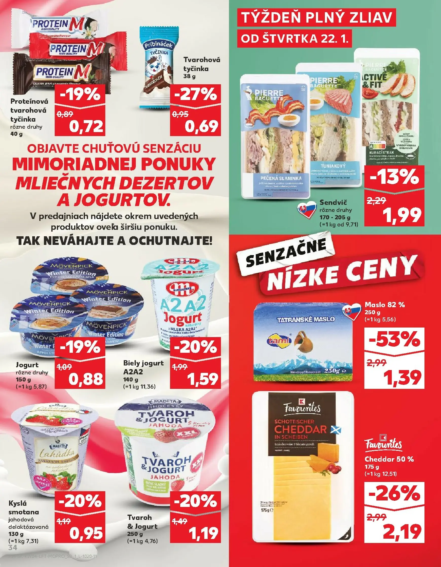 Page 34 of Aktuálny kaufland leták platný od štvrtka 22.01 do 28.01