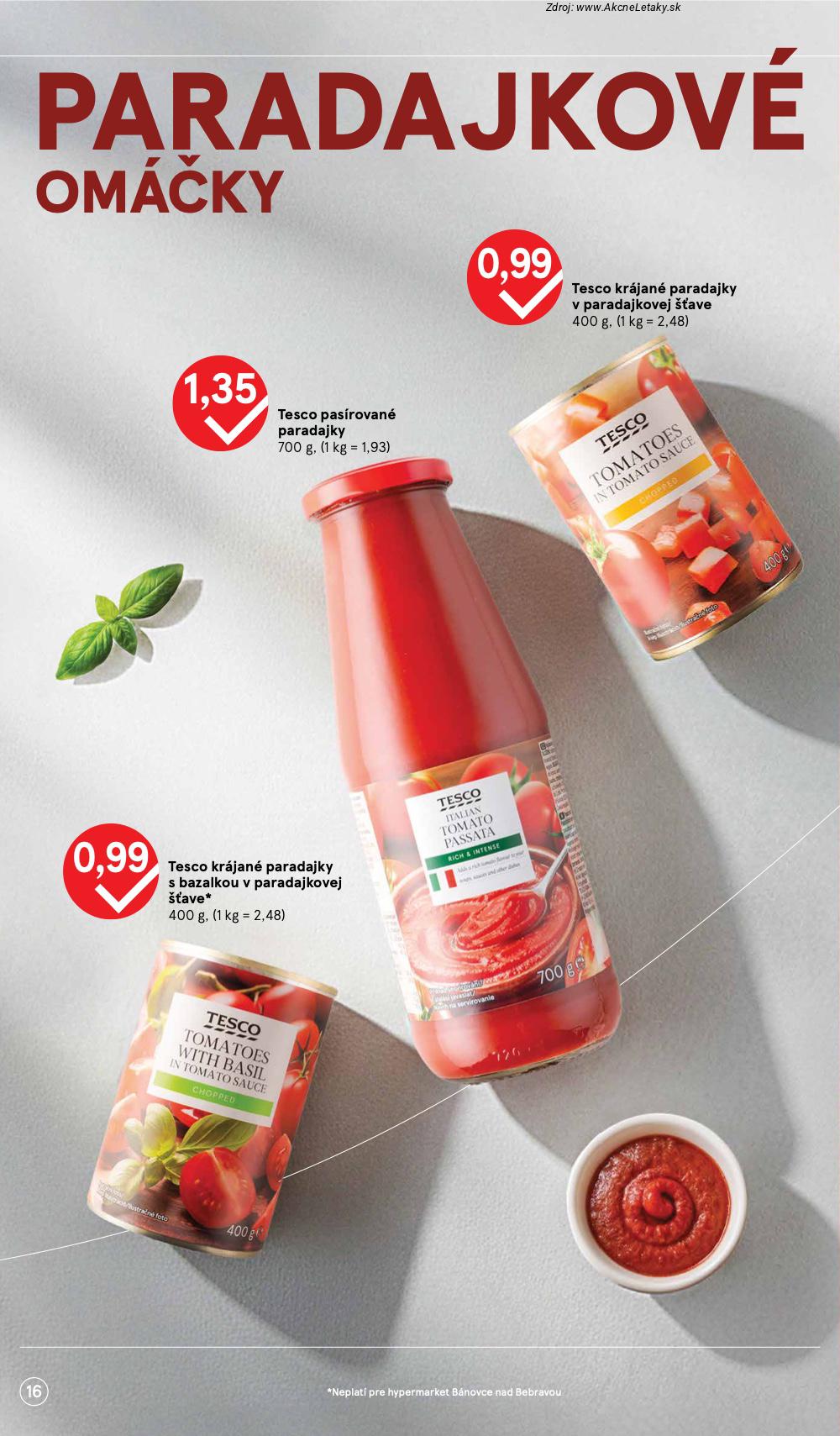 Page 16 of Aktuálny tesco leták platný od stredy 07.01 do 03.02