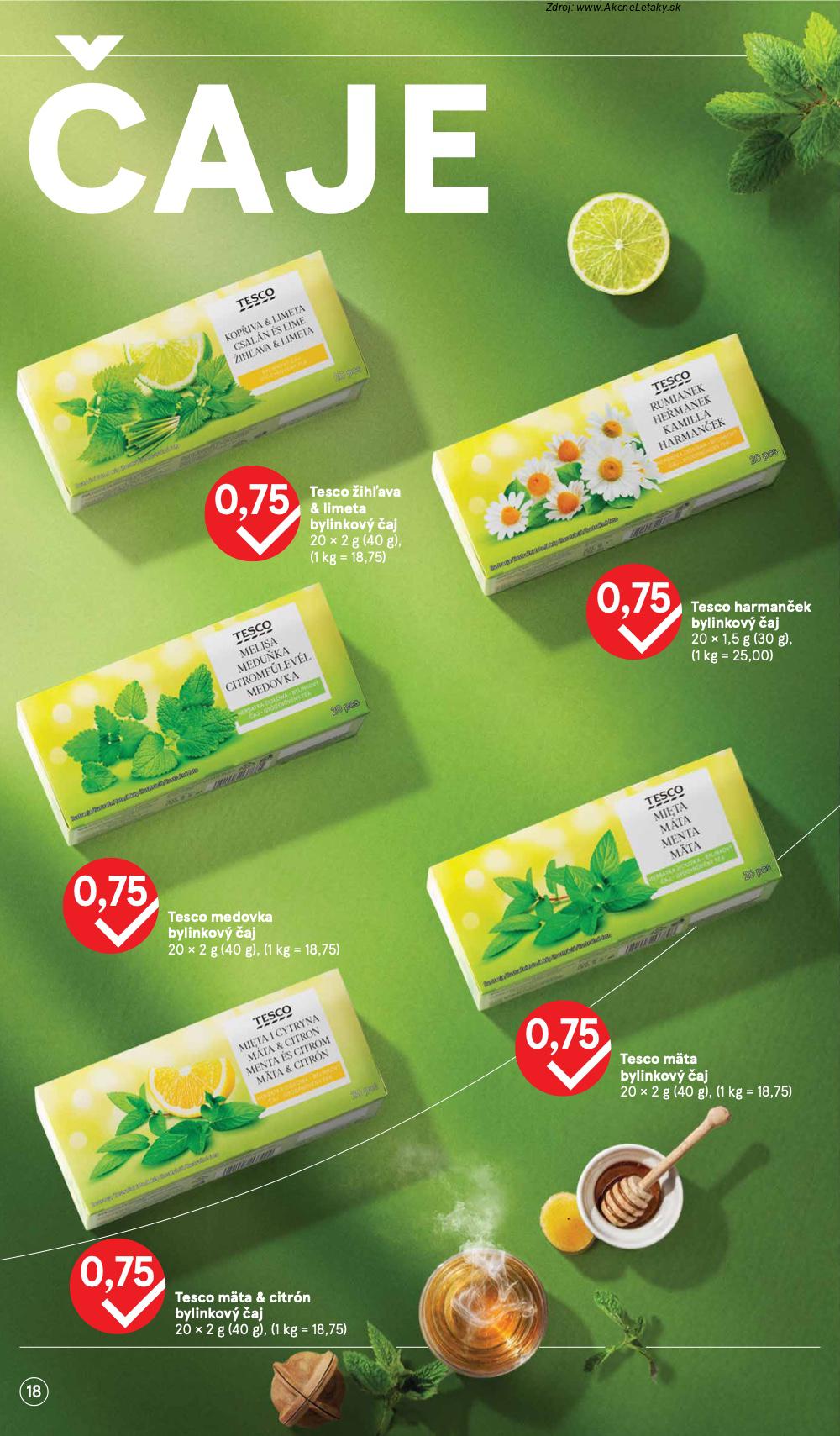 Page 18 of Aktuálny tesco leták platný od stredy 07.01 do 03.02