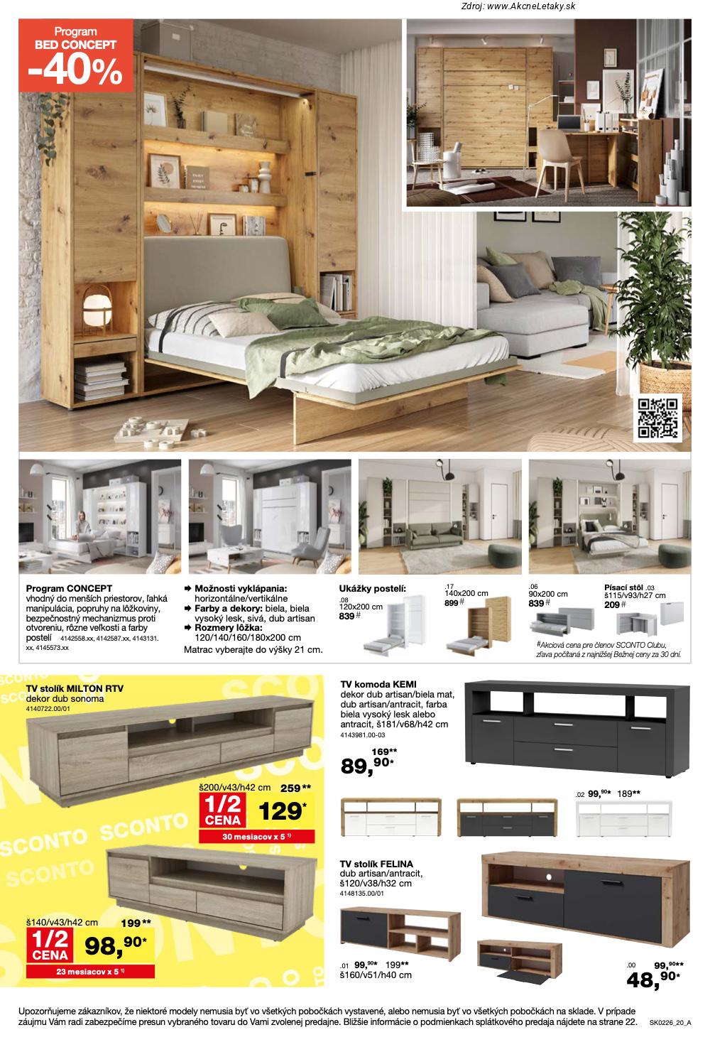 Page 20 of Aktuálny sconto-nabytok leták platný od stredy 21.01 do 10.02