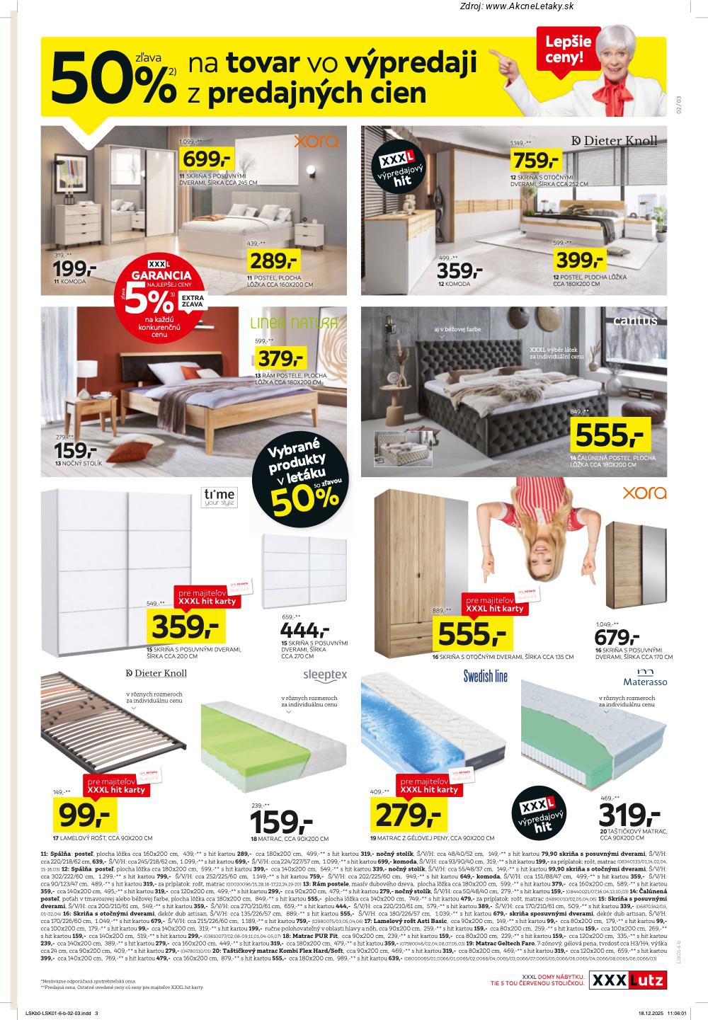 Page 3 of Aktuálny xxxlutz leták platný od pondelka 19.01 do 01.02