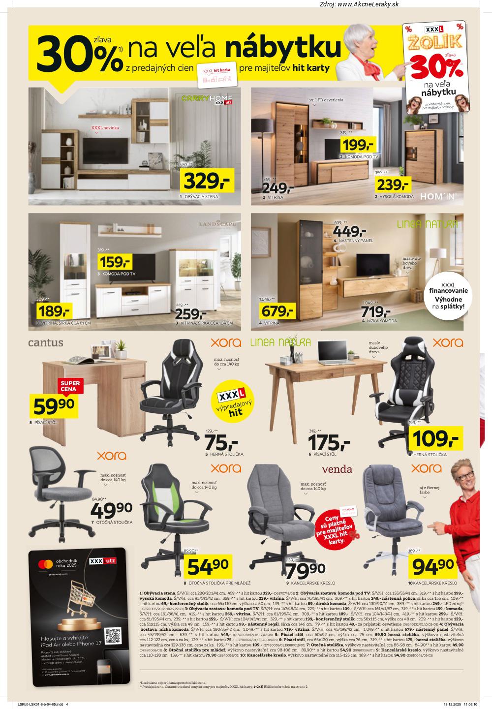 Page 4 of Aktuálny xxxlutz leták platný od pondelka 19.01 do 01.02