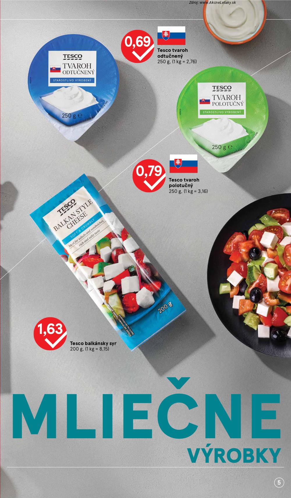 Page 5 of Aktuálny tesco leták platný od stredy 07.01 do 03.02