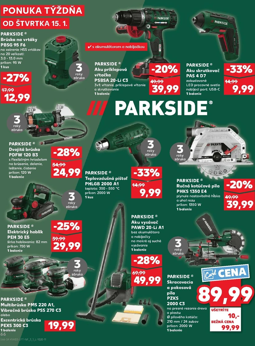 Page 66 of Aktuálny kaufland leták platný od štvrtka 15.01 do 21.01