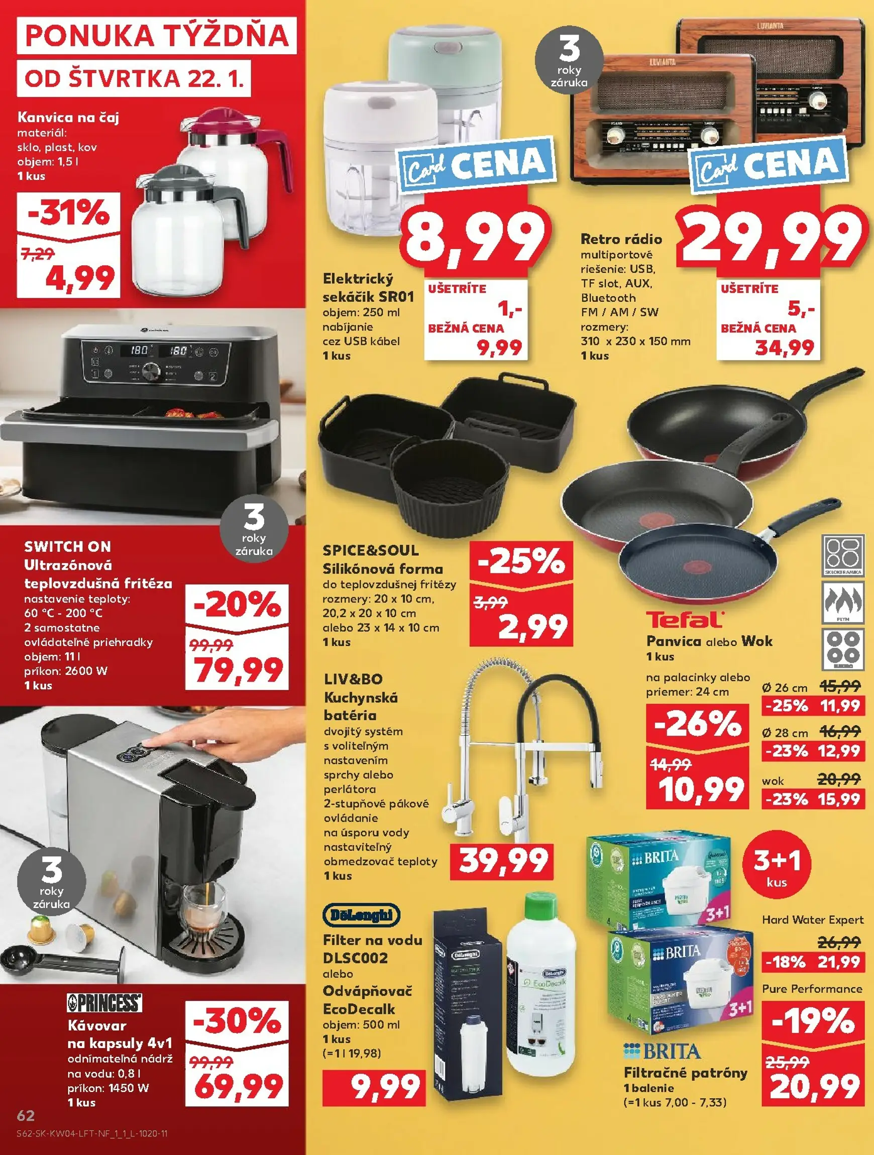Page 62 of Aktuálny kaufland leták platný od štvrtka 22.01 do 28.01