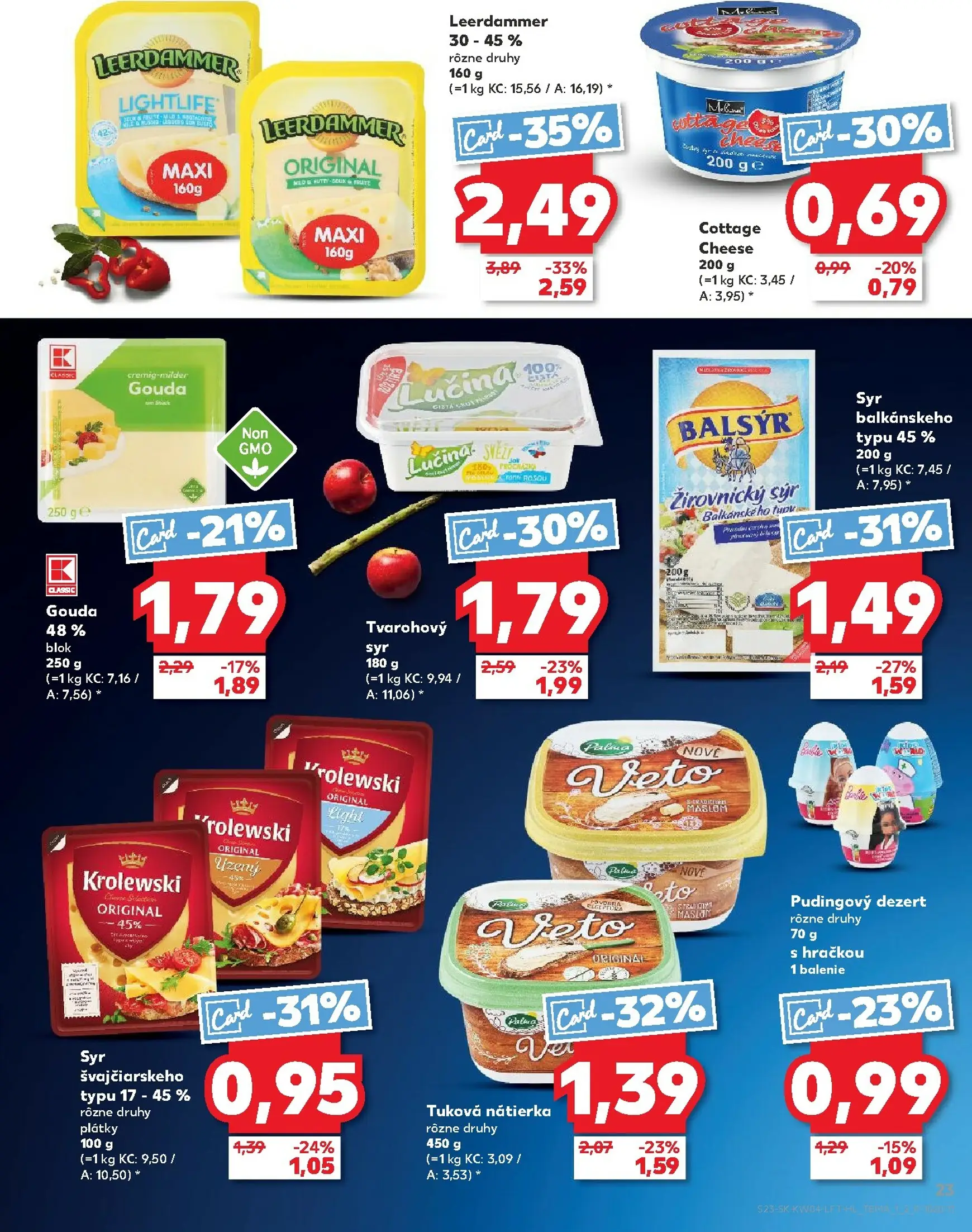 Page 23 of Aktuálny kaufland leták platný od štvrtka 22.01 do 28.01
