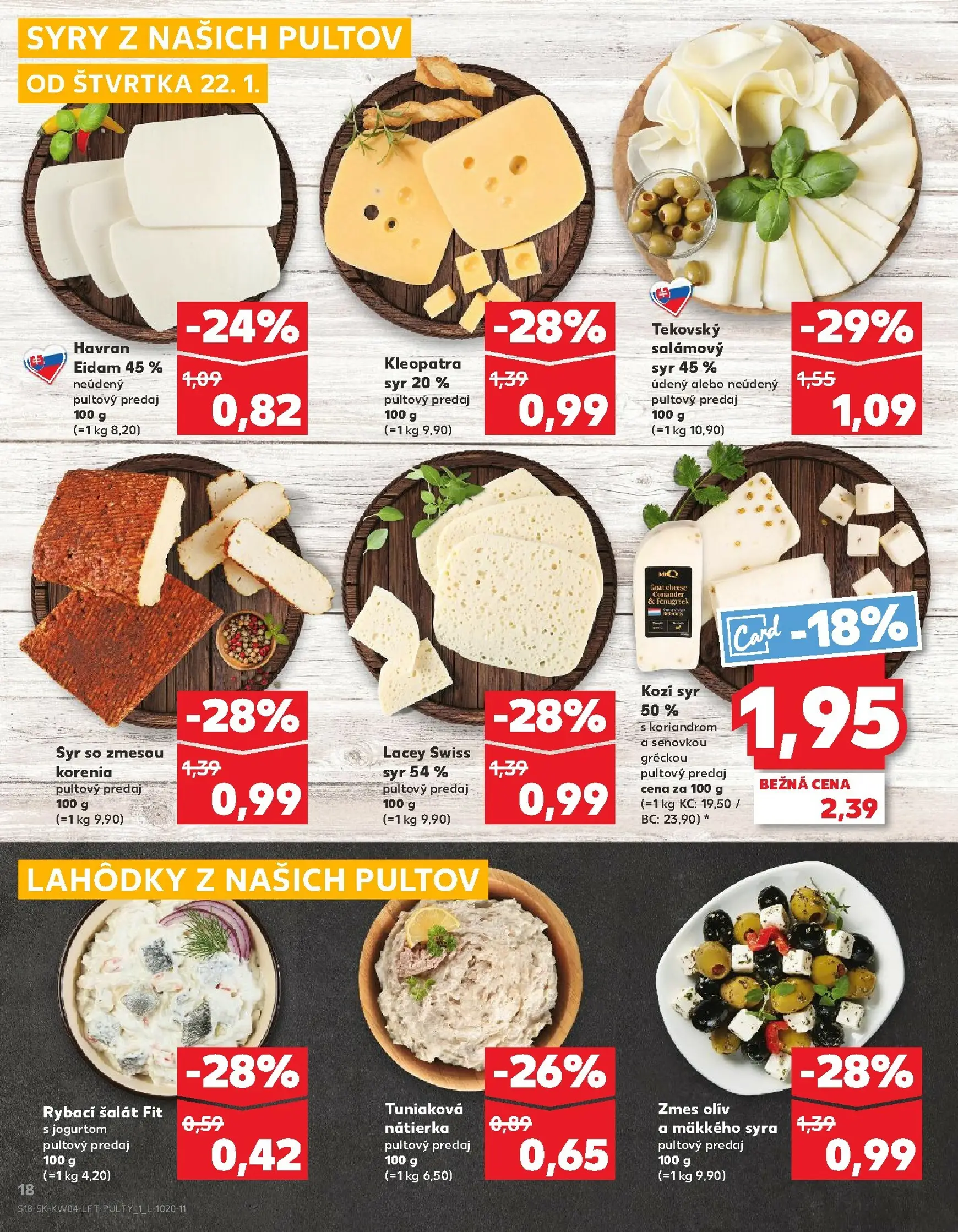 Page 18 of Aktuálny kaufland leták platný od štvrtka 22.01 do 28.01