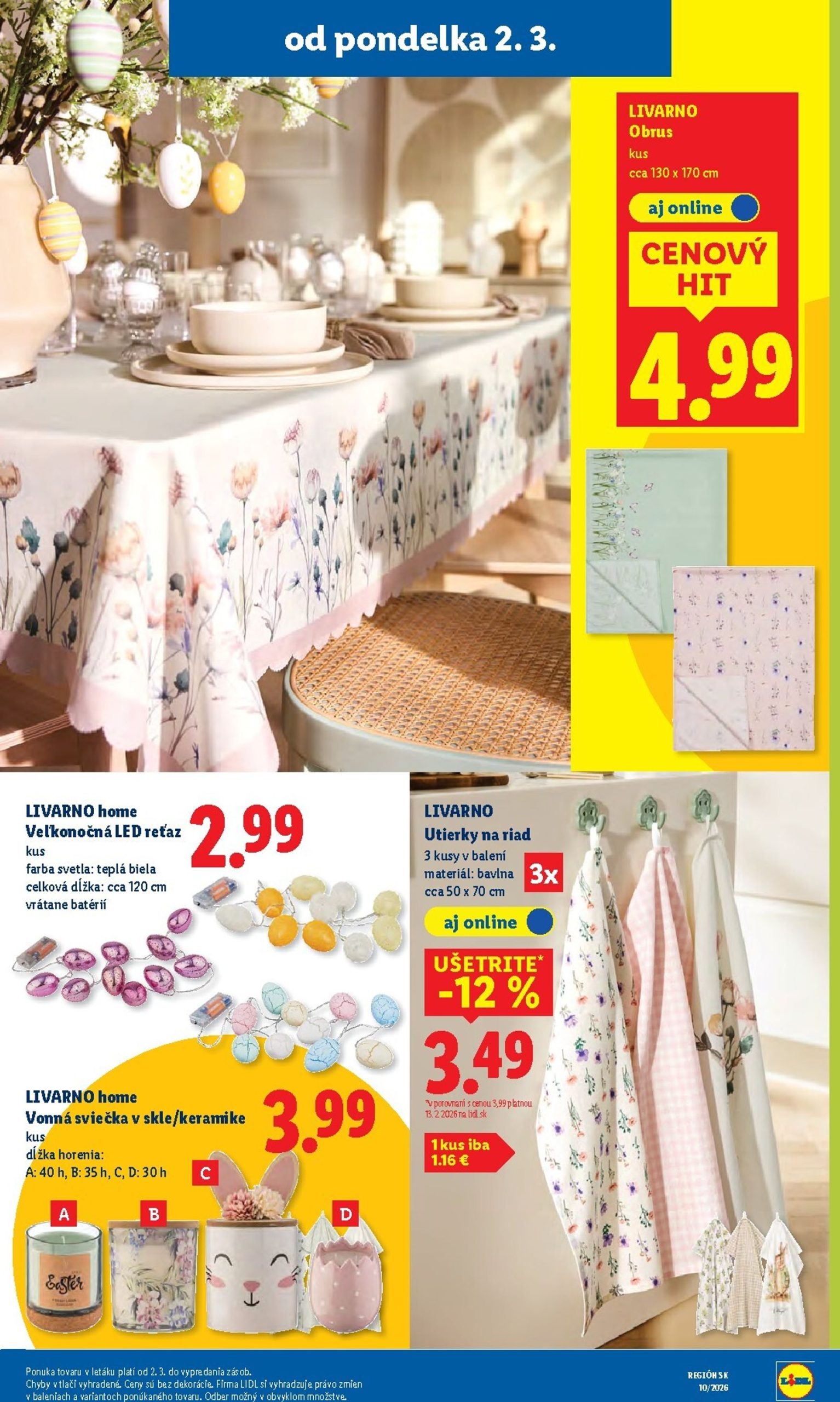 Page 64 of Aktuálny lidl leták platný od pondelka 02.03 do 08.03