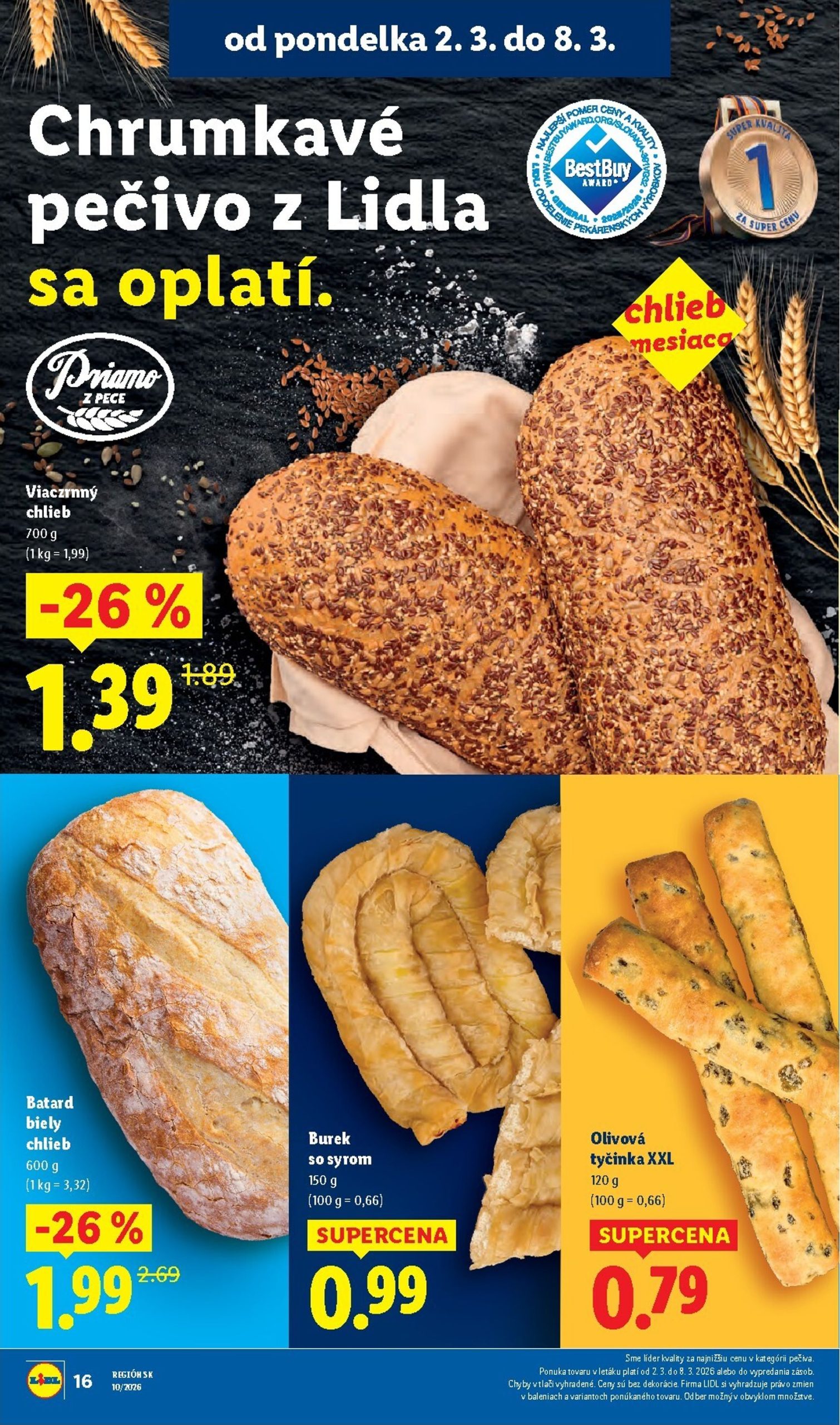 Page 16 of Aktuálny lidl leták platný od pondelka 02.03 do 08.03