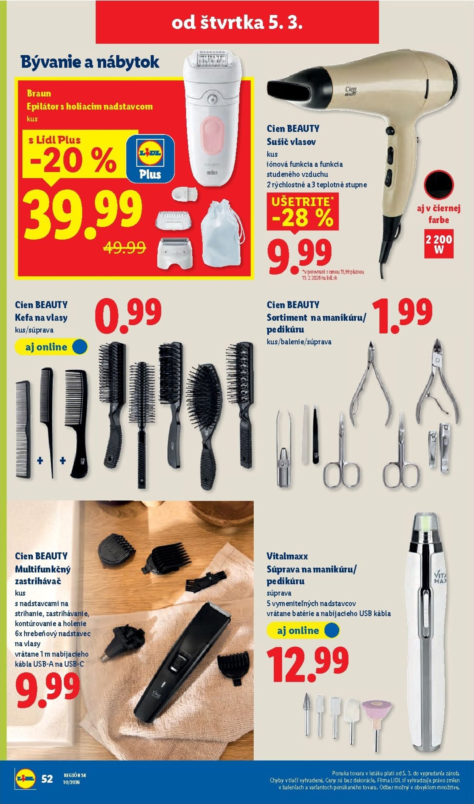 Page 100 of Aktuálny lidl leták platný od pondelka 02.03 do 08.03