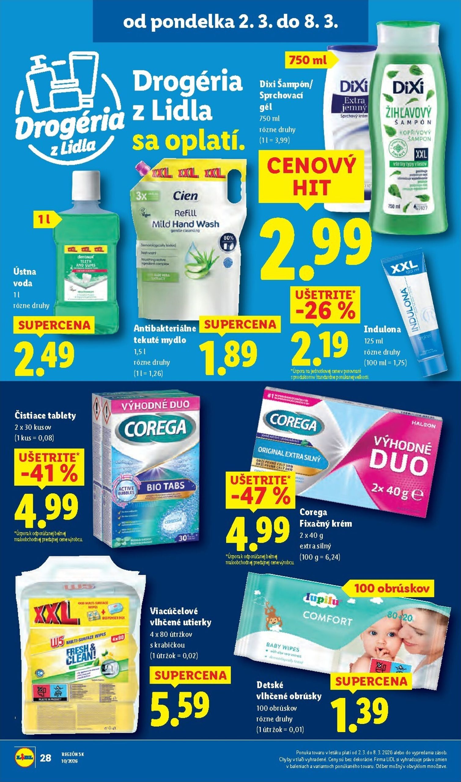 Page 32 of Aktuálny lidl leták platný od pondelka 02.03 do 08.03