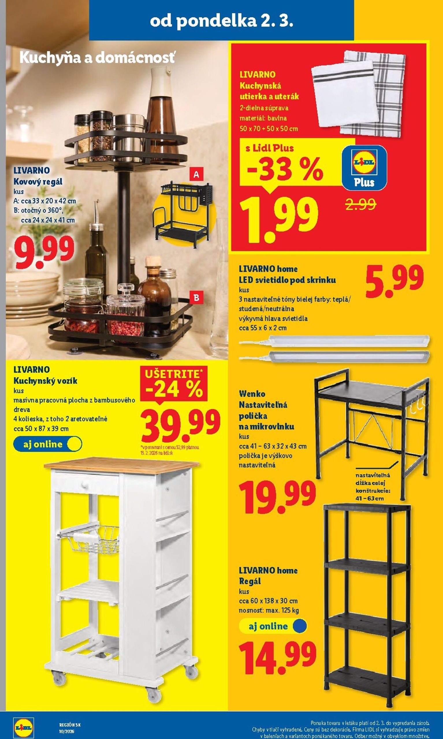 Page 62 of Aktuálny lidl leták platný od pondelka 02.03 do 08.03