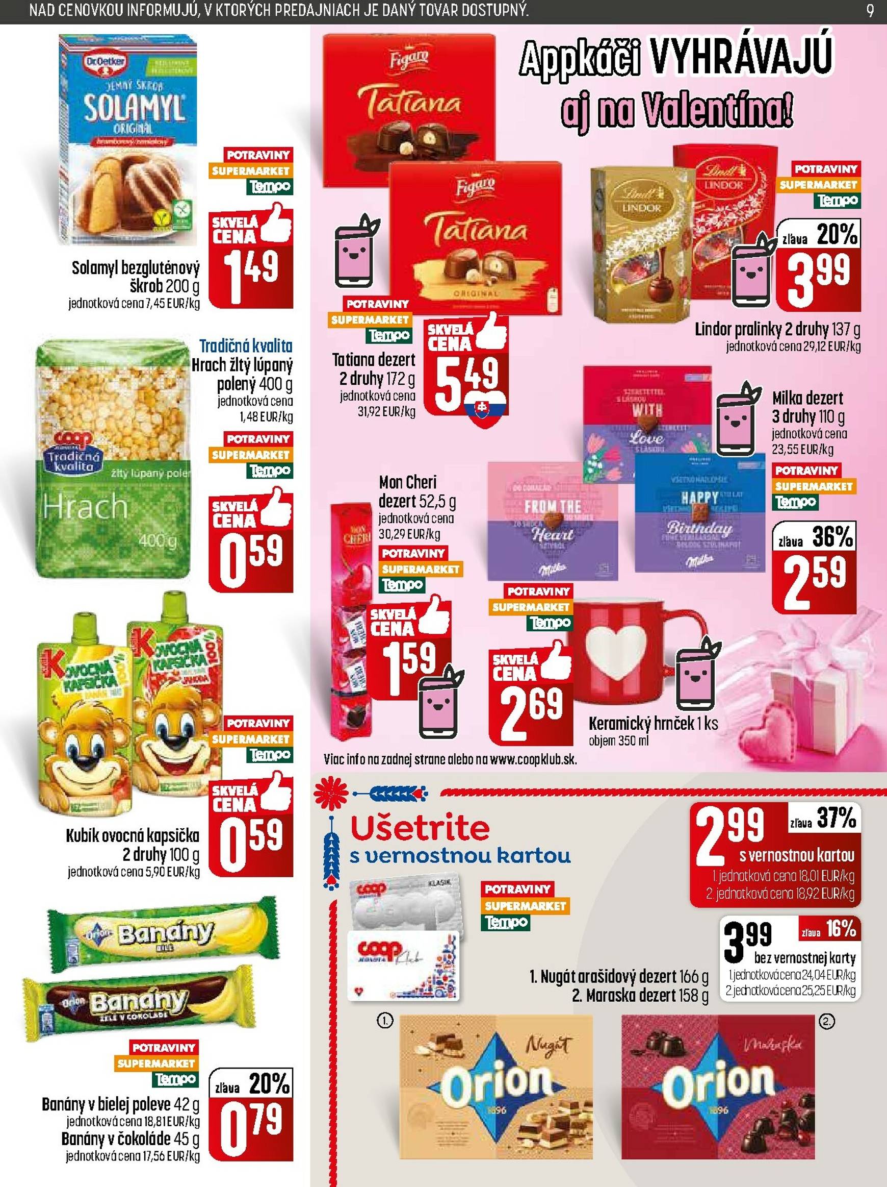 Page 9 of Aktuálny coop-jednota leták platný od štvrtka 12.02 do 18.02