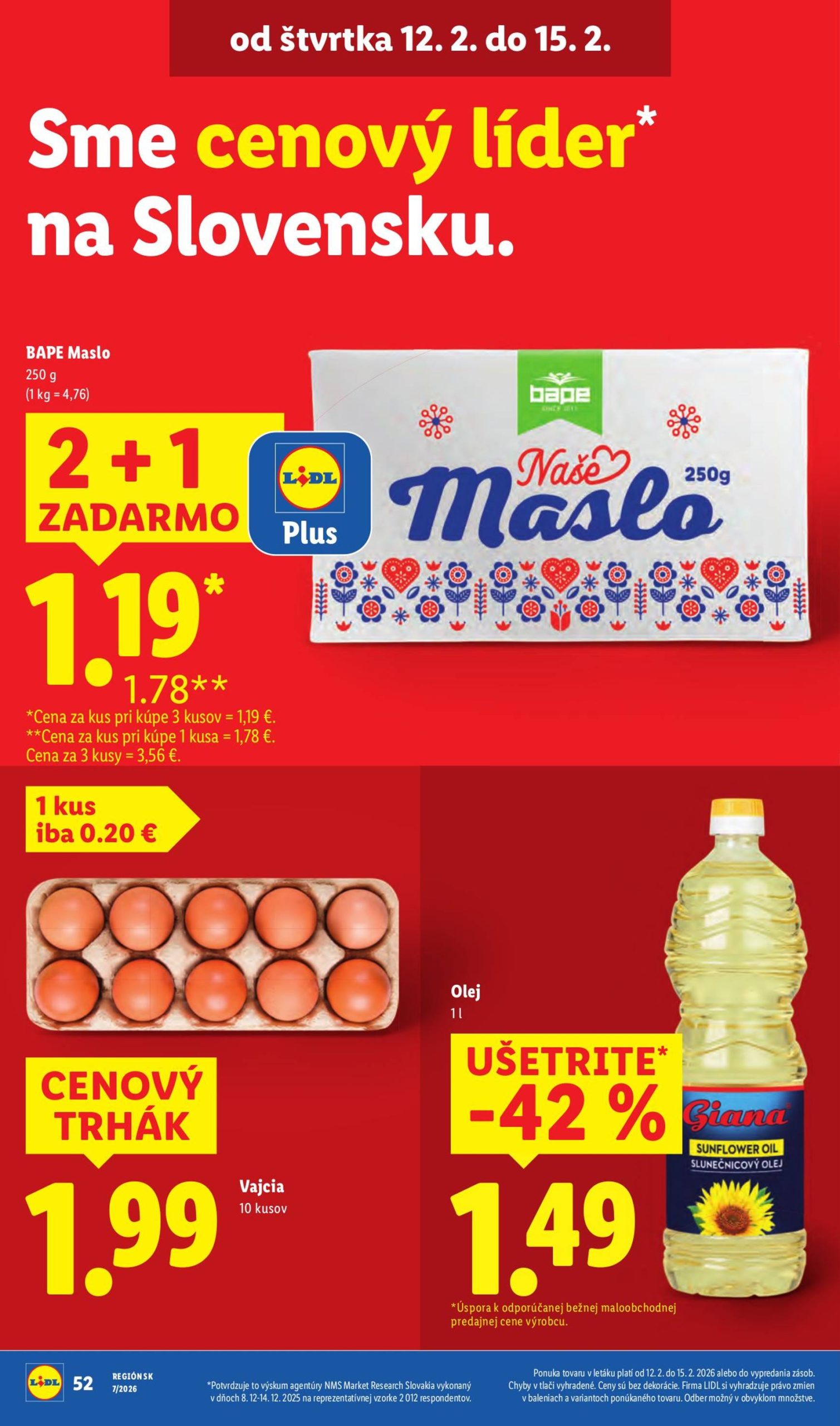 Page 12 of Aktuálny lidl leták platný od štvrtka 12.02 do 15.02