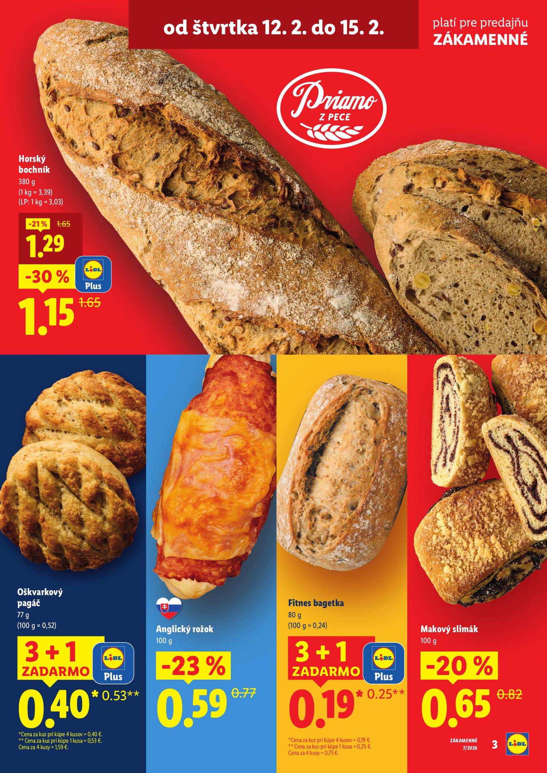 Page 3 of Aktuálny lidl leták platný od štvrtka 12.02 do 15.02