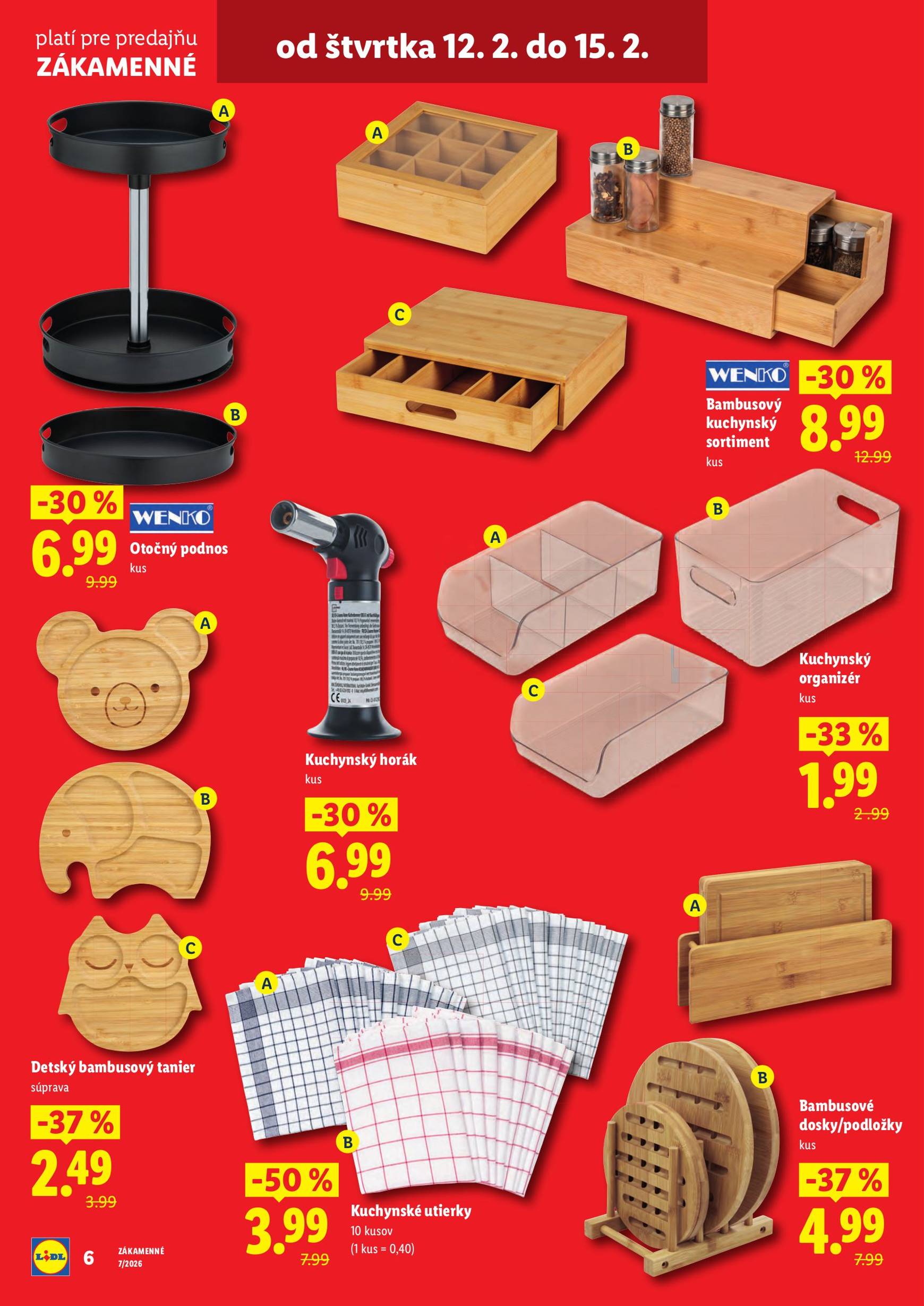 Page 6 of Aktuálny lidl leták platný od štvrtka 12.02 do 15.02