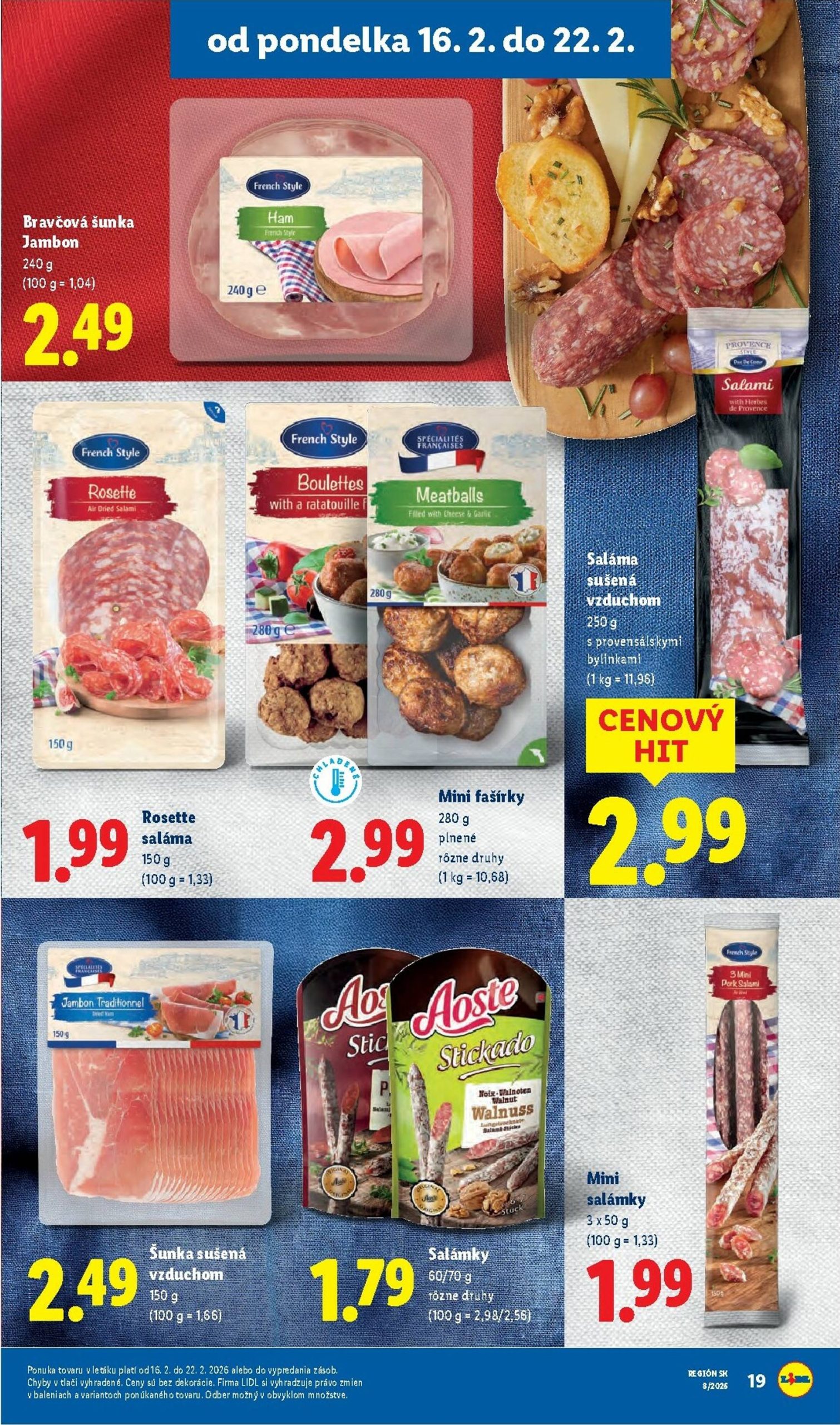 Page 19 of Aktuálny lidl leták platný od pondelka 16.02 do 22.02