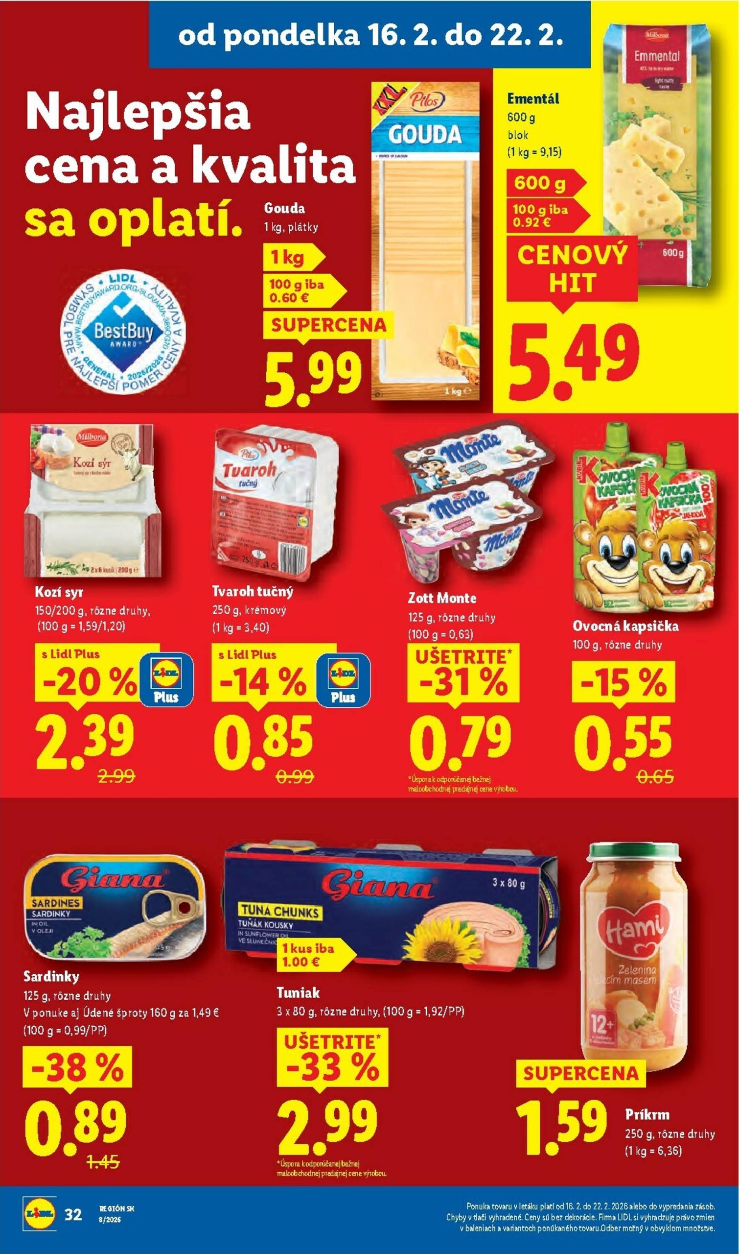Page 34 of Aktuálny lidl leták platný od pondelka 16.02 do 22.02