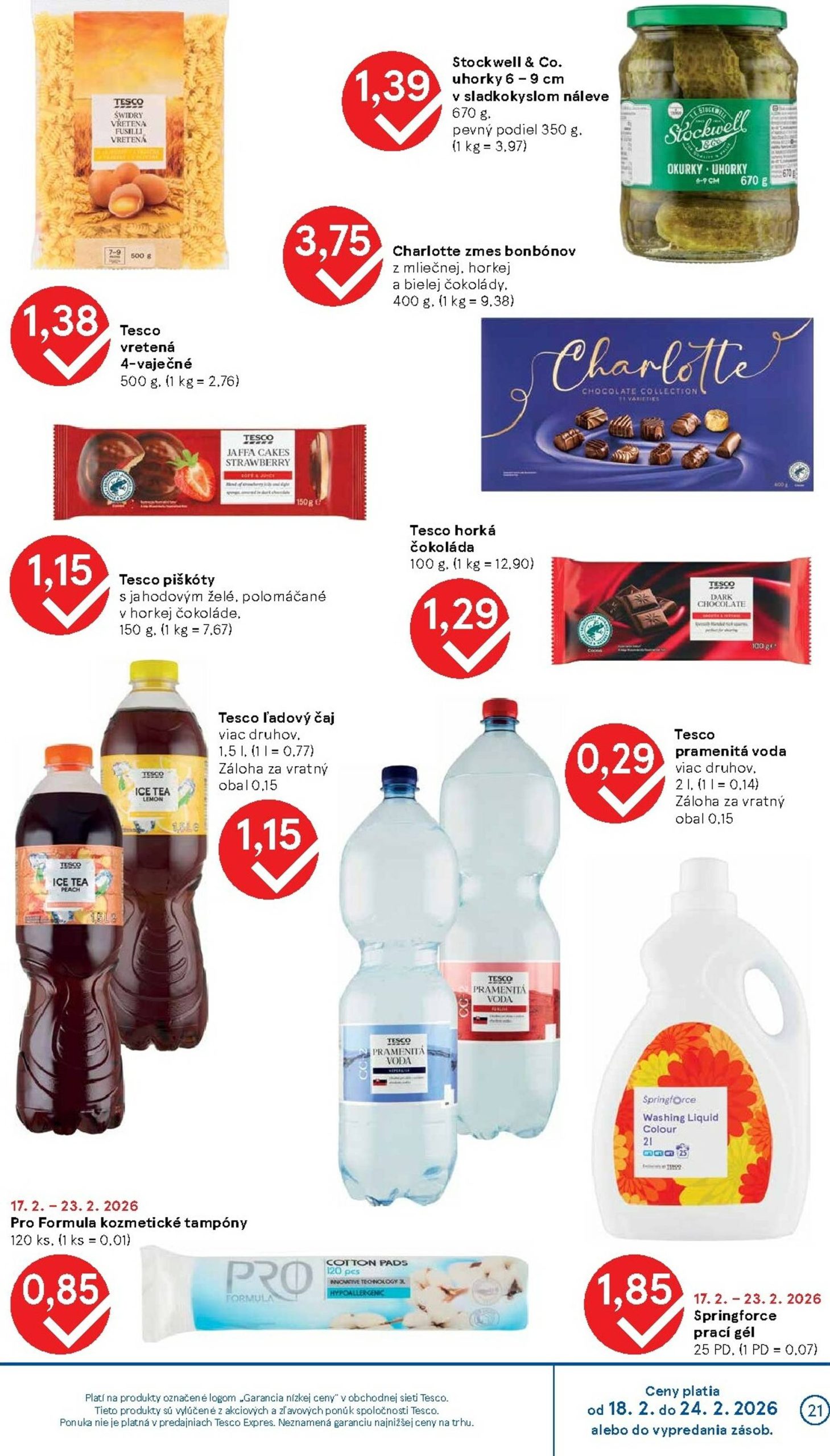 Page 21 of Aktuálny tesco leták platný od stredy 18.02 do 24.02