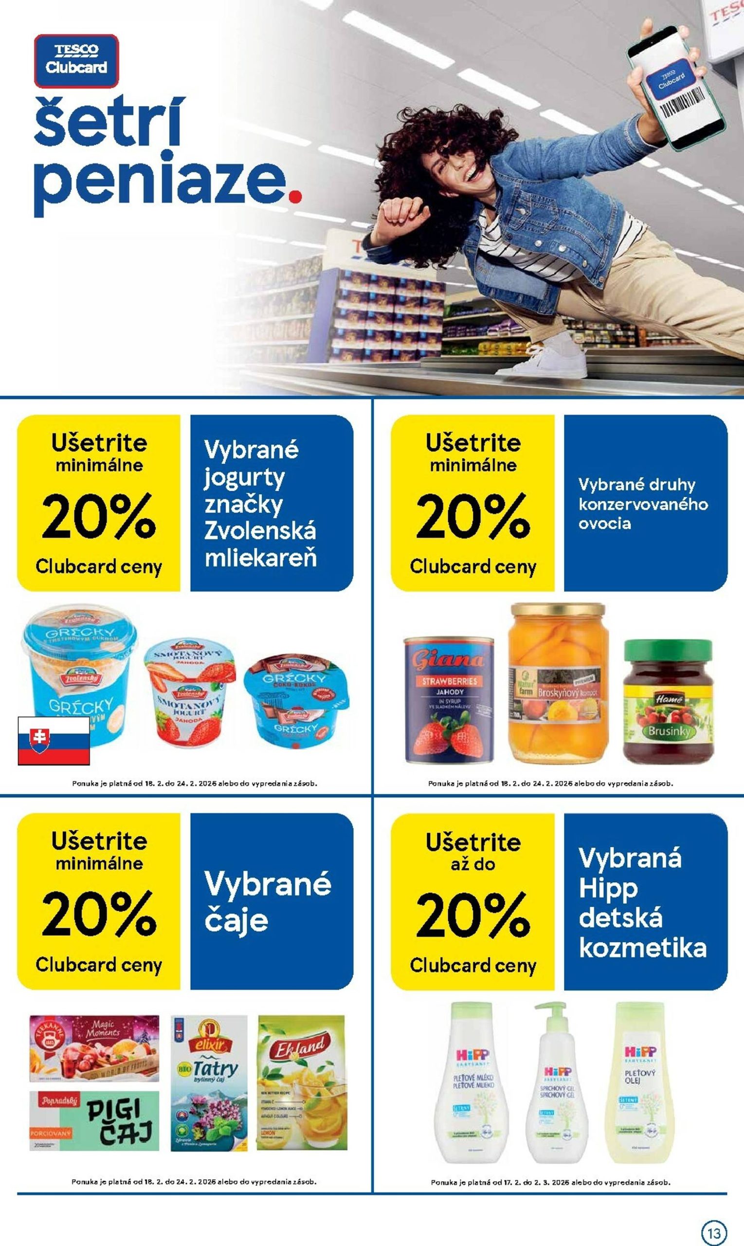 Page 13 of Aktuálny tesco leták platný od stredy 18.02 do 24.02