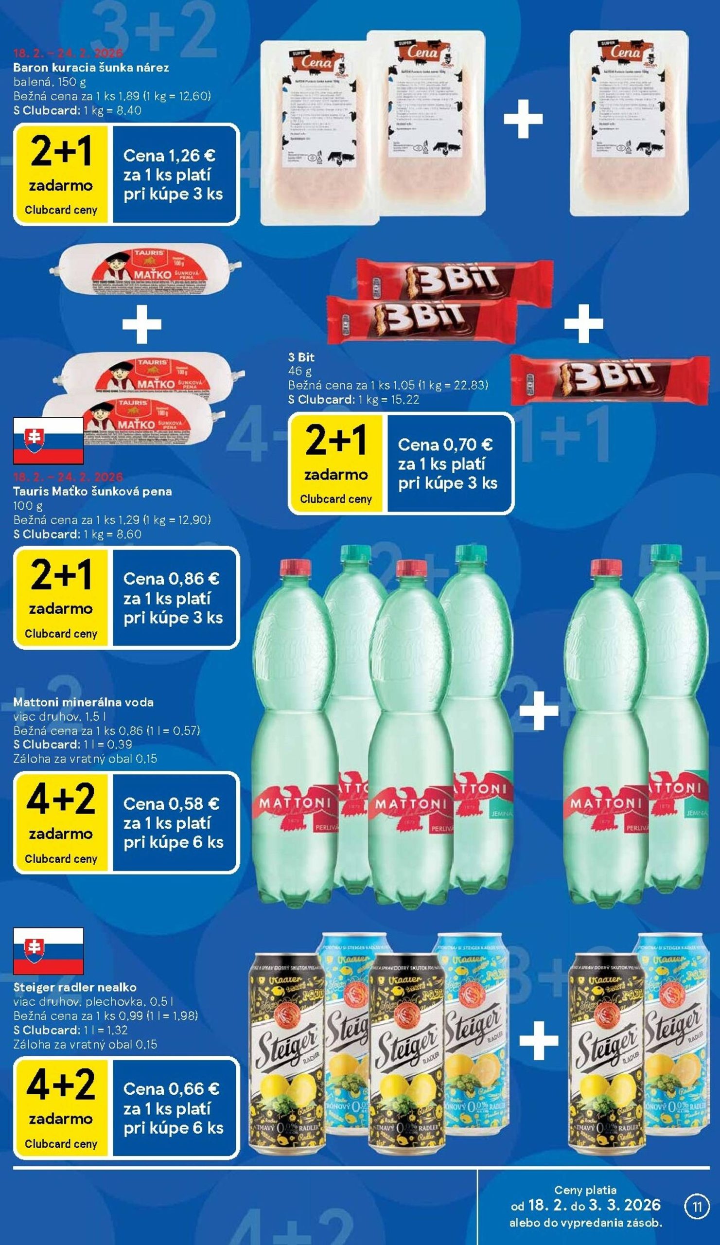 Page 11 of Aktuálny tesco leták platný od stredy 18.02 do 24.02
