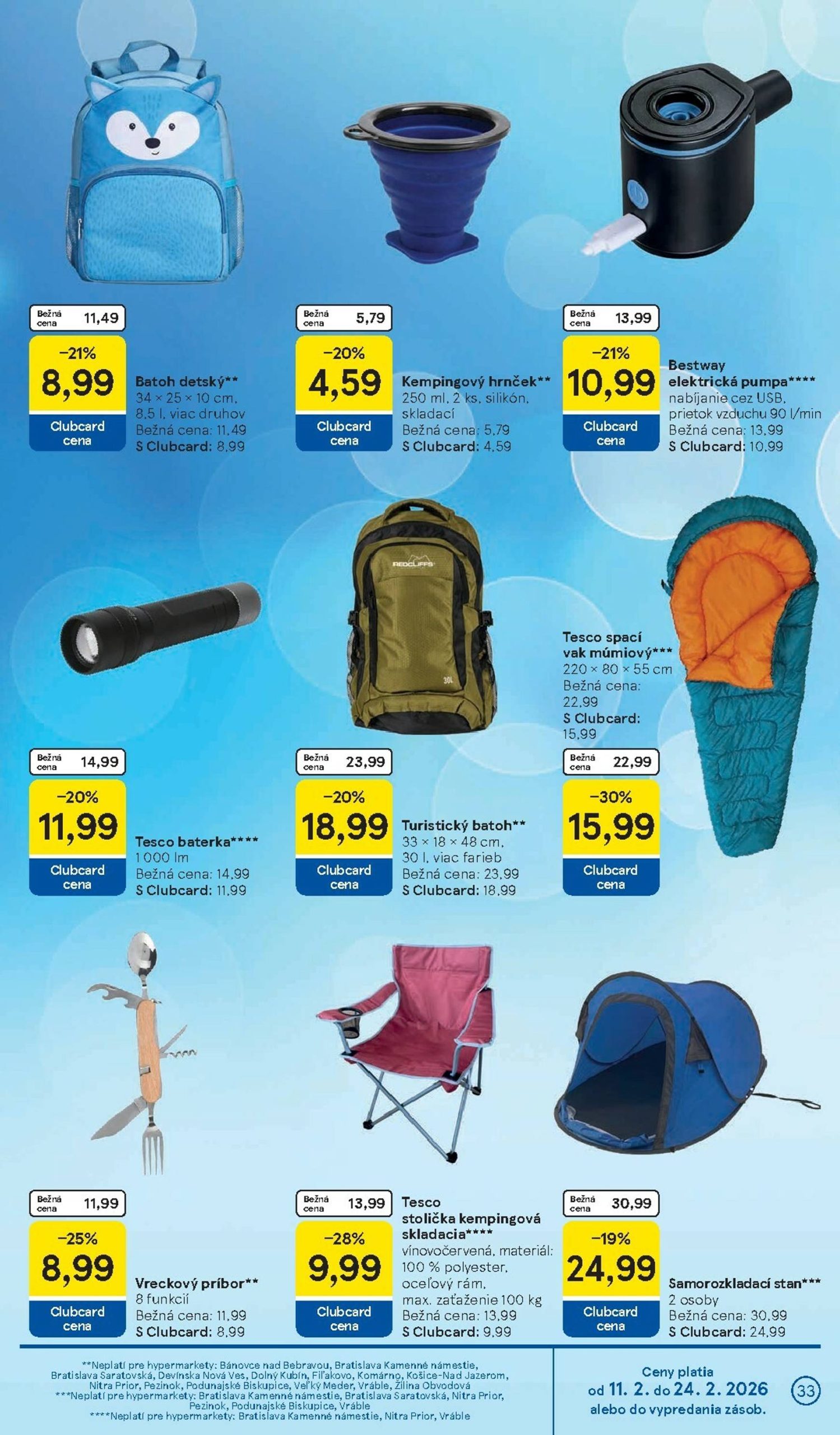 Page 33 of Aktuálny tesco leták platný od stredy 18.02 do 24.02