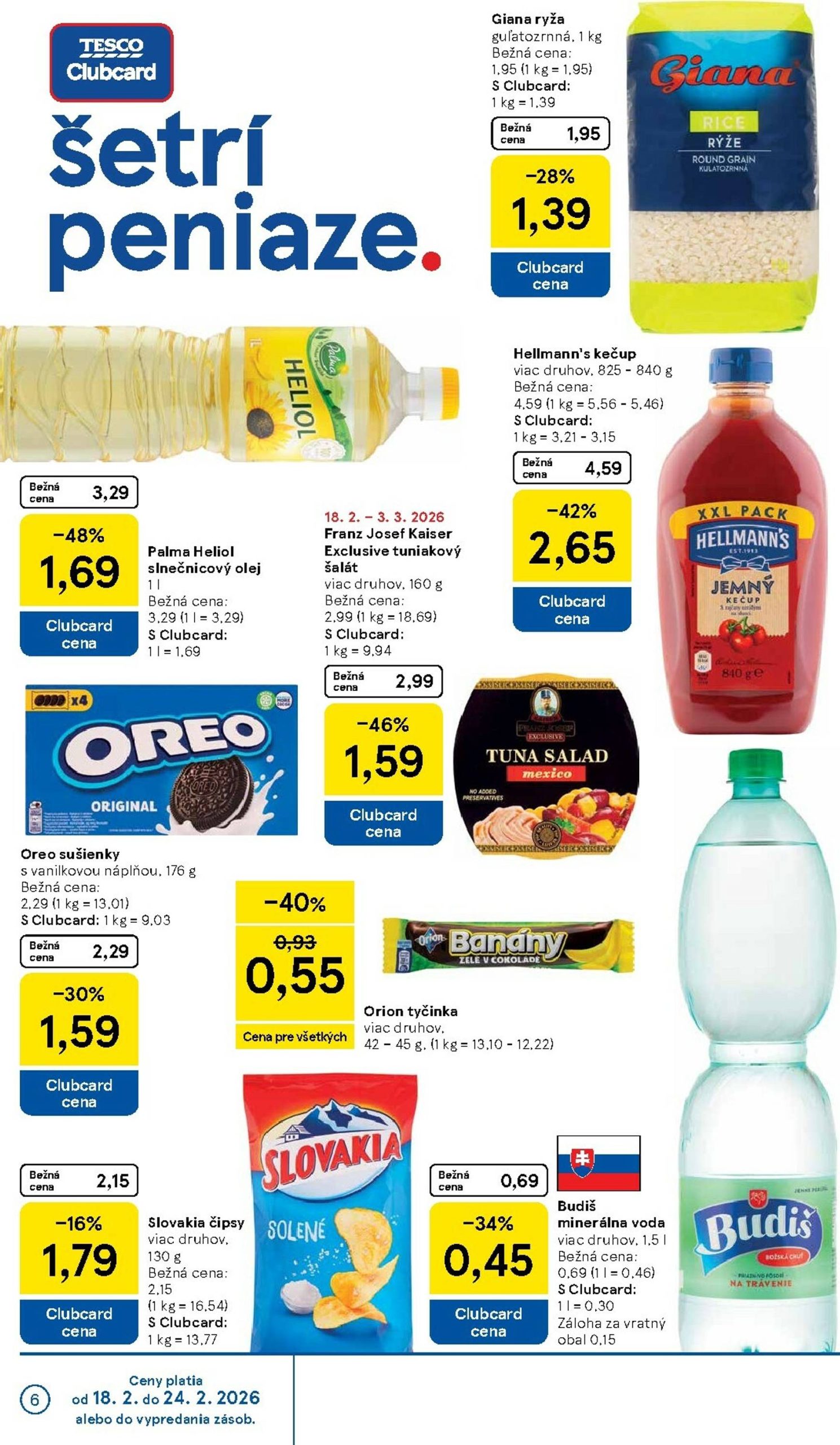 Page 6 of Aktuálny tesco leták platný od stredy 18.02 do 24.02