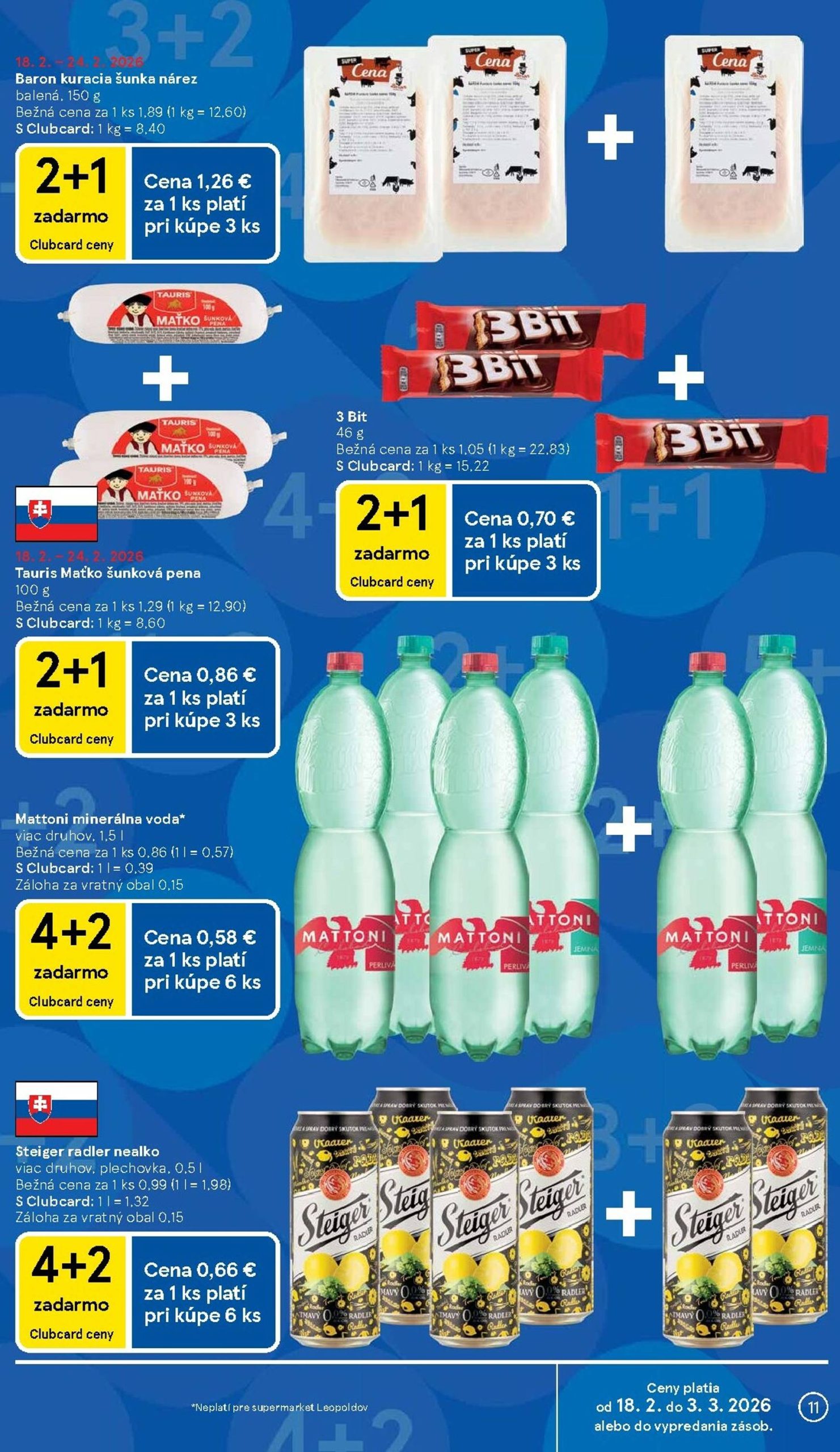 Page 11 of Aktuálny tesco leták platný od stredy 18.02 do 24.02