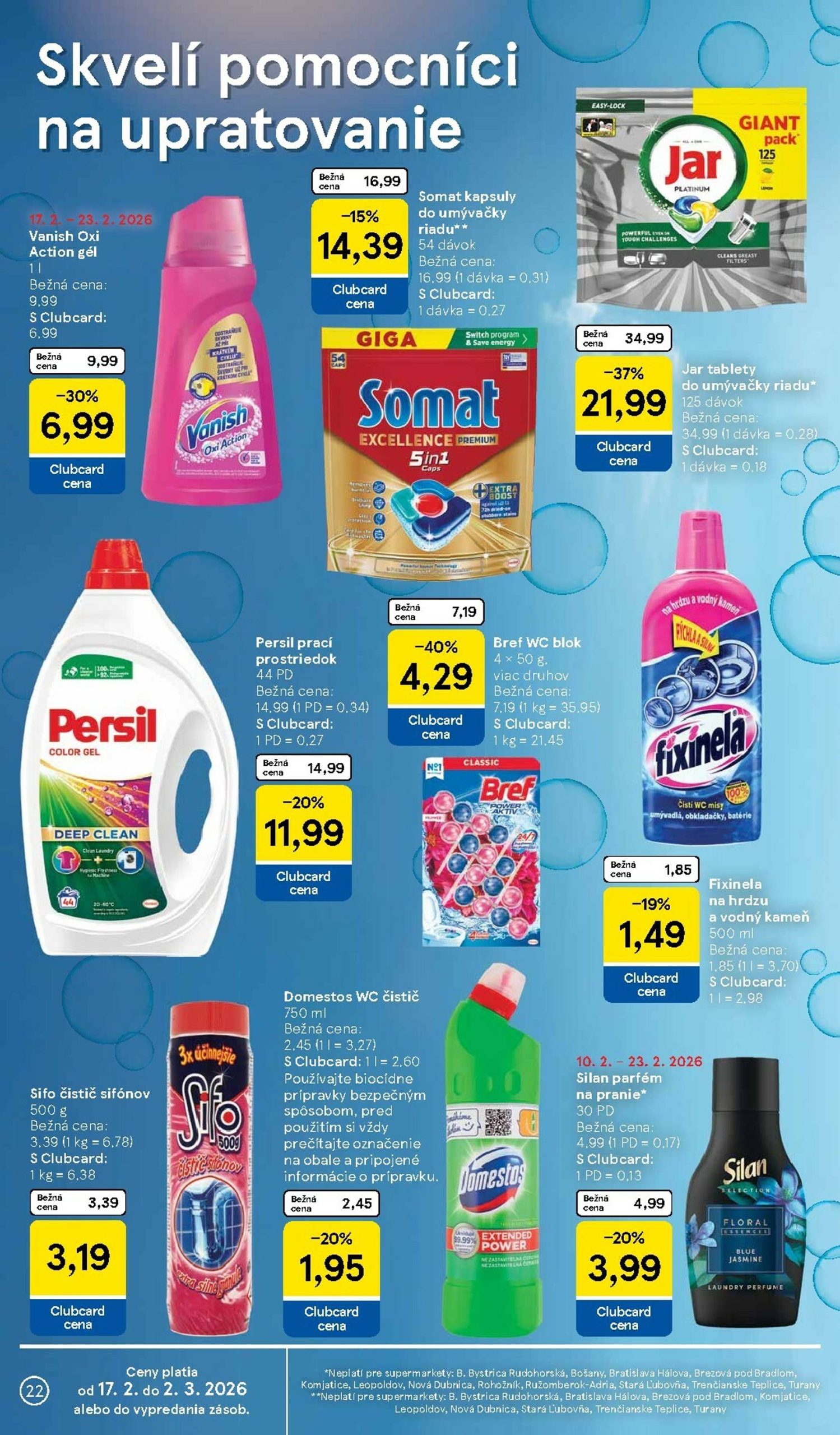 Page 22 of Aktuálny tesco leták platný od stredy 18.02 do 24.02