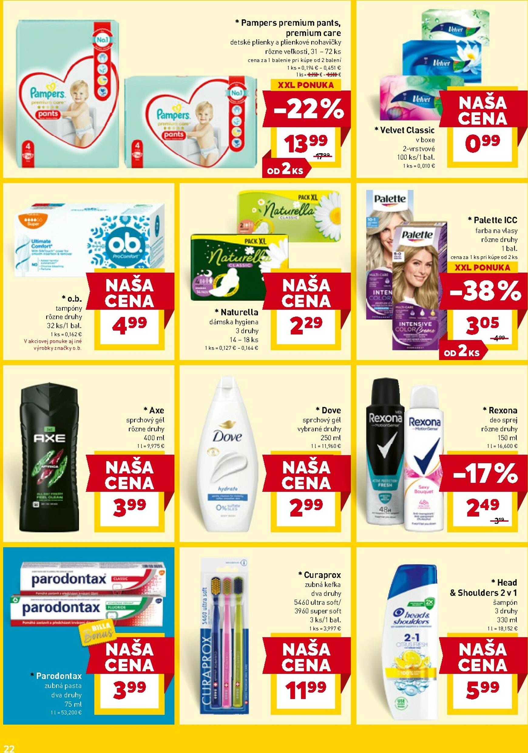 Page 22 of Aktuálny billa leták platný od stredy 18.02 do 24.02