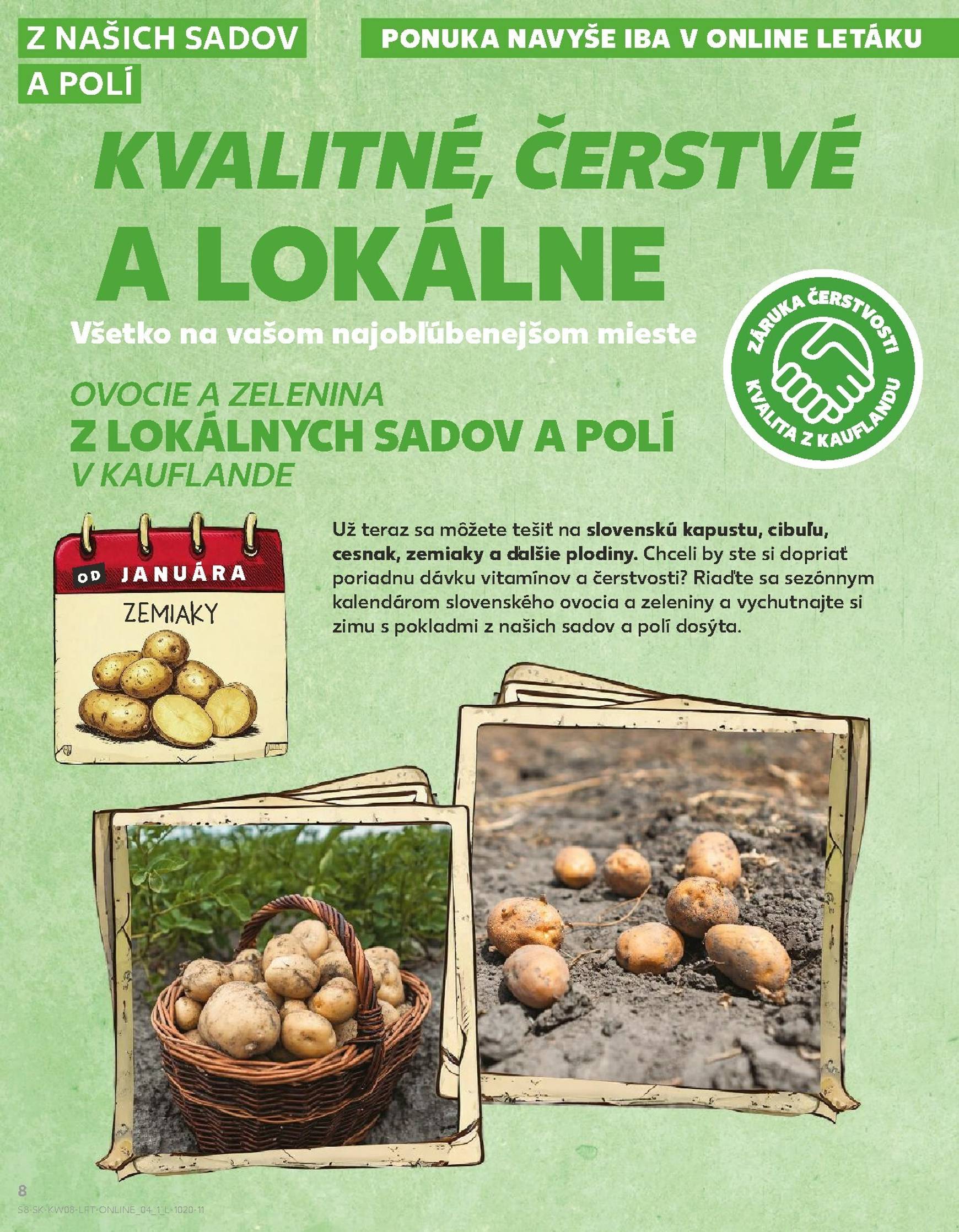 Page 8 of Aktuálny kaufland leták platný od štvrtka 19.02 do 25.02