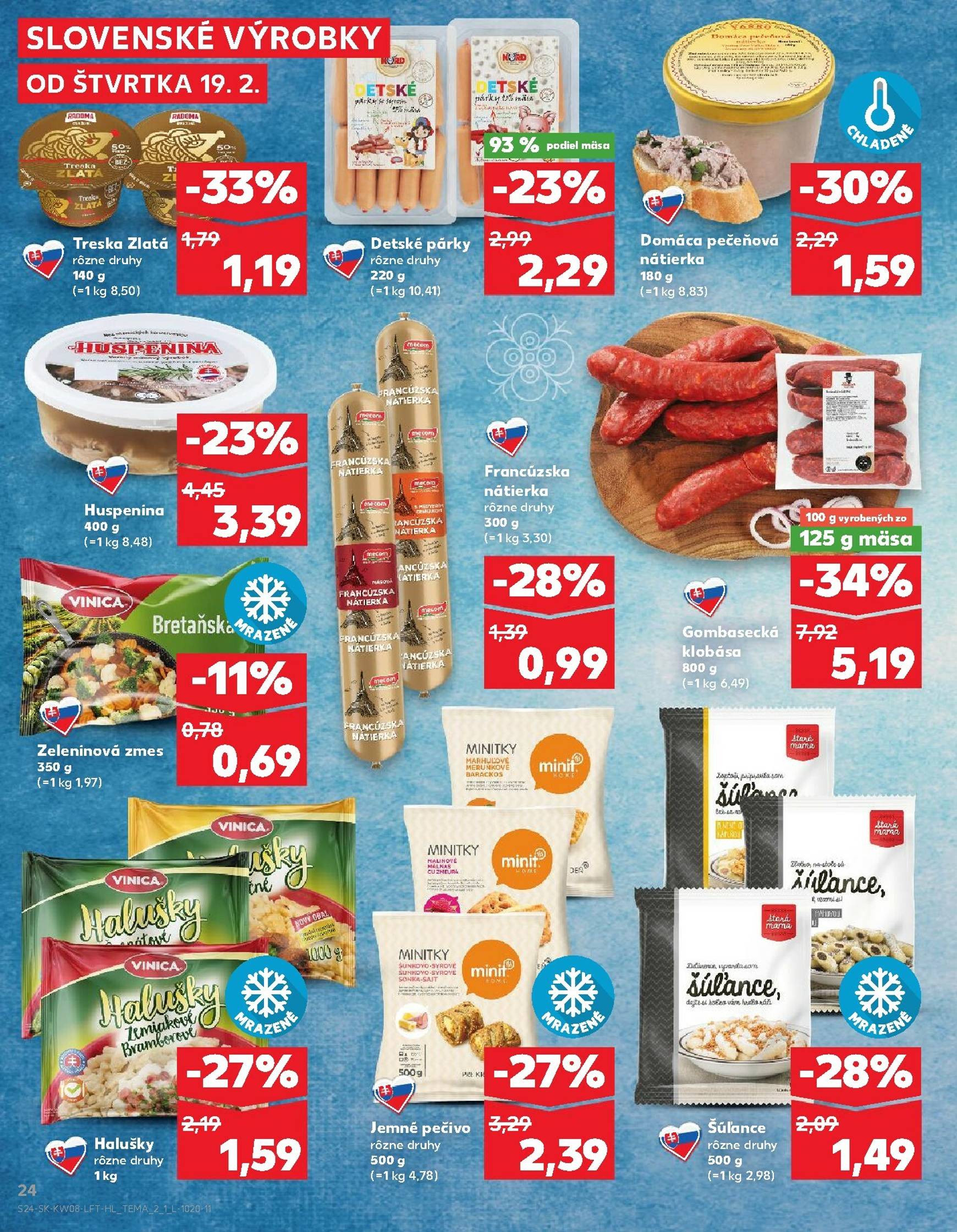 Page 24 of Aktuálny kaufland leták platný od štvrtka 19.02 do 25.02
