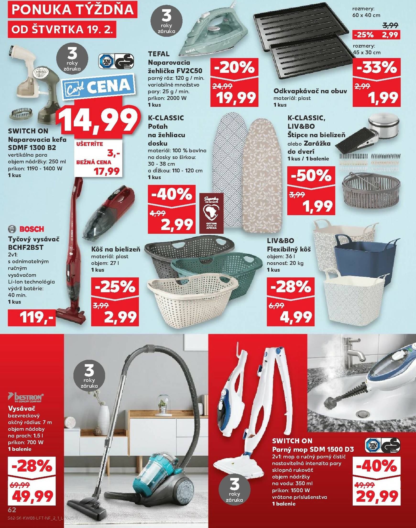 Page 62 of Aktuálny kaufland leták platný od štvrtka 19.02 do 25.02