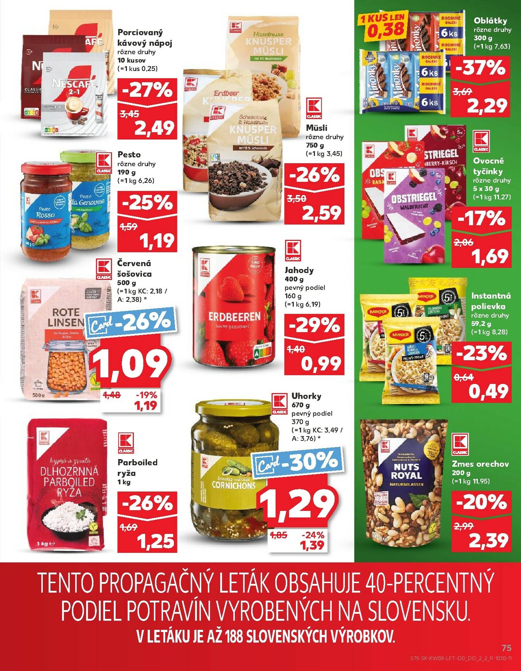 Page 75 of Aktuálny kaufland leták platný od štvrtka 19.02 do 25.02