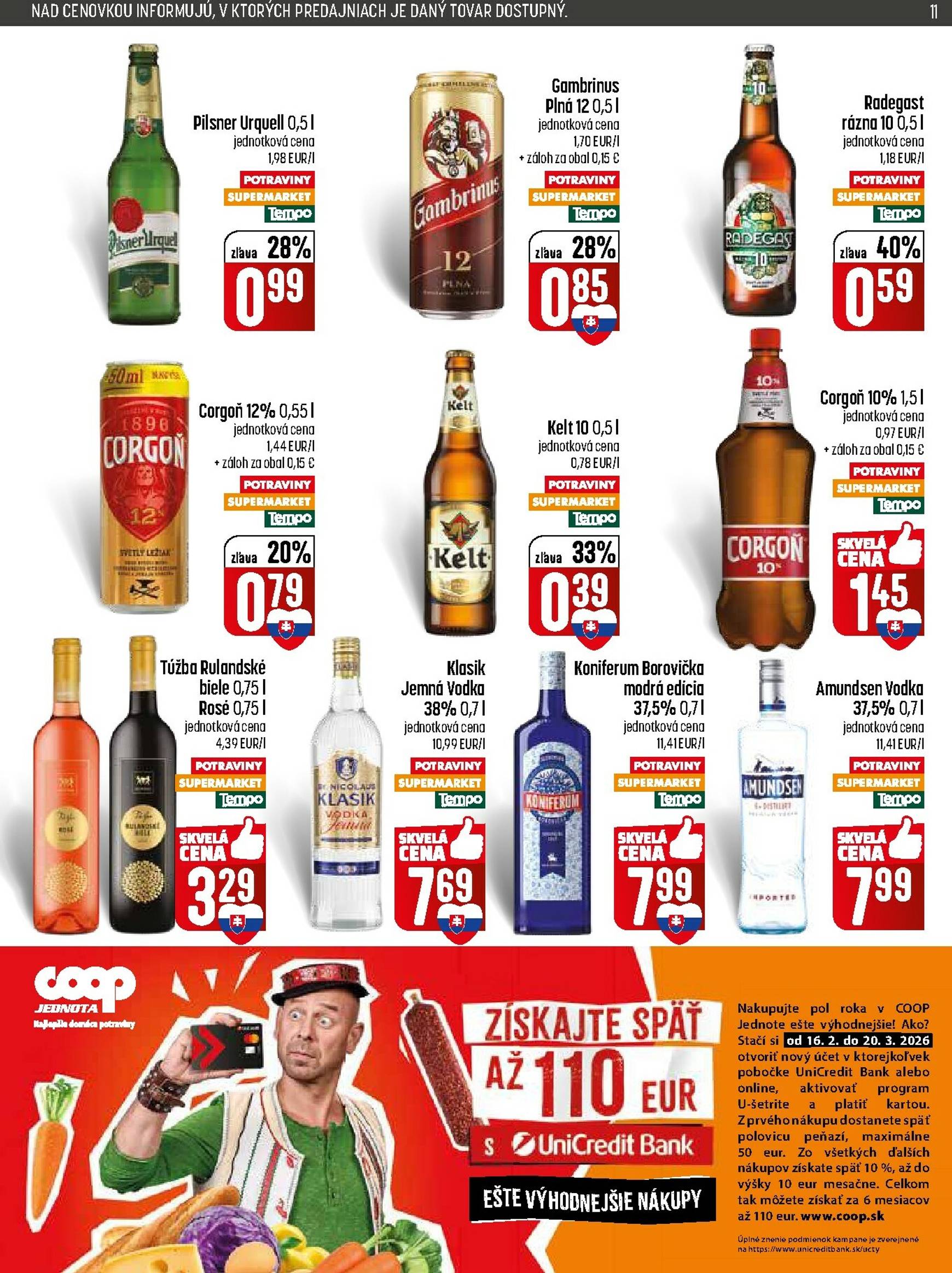 Page 11 of Aktuálny coop-jednota leták platný od štvrtka 19.02 do 25.02