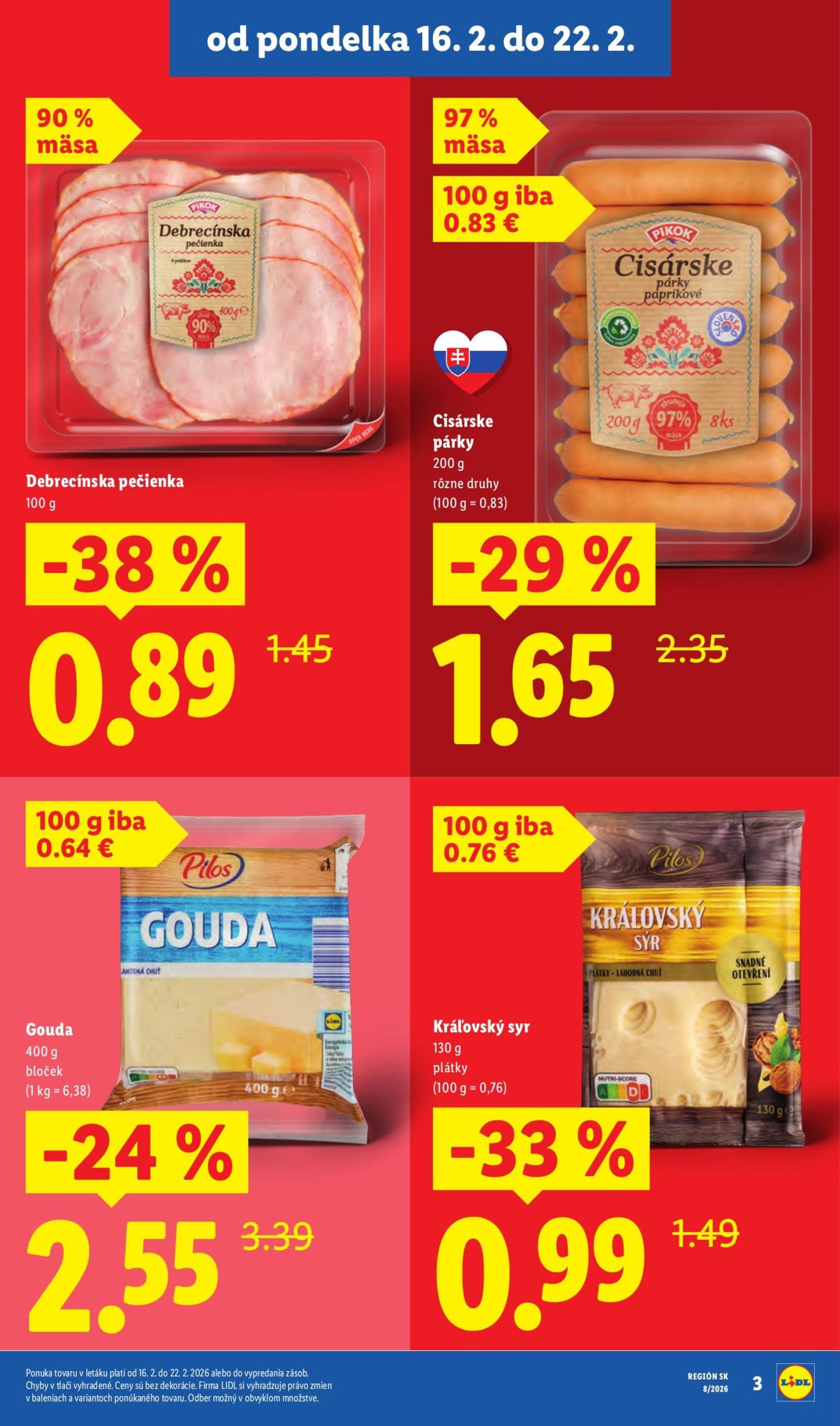 Page 4 of Aktuálny lidl leták platný od pondelka 16.02 do 22.02