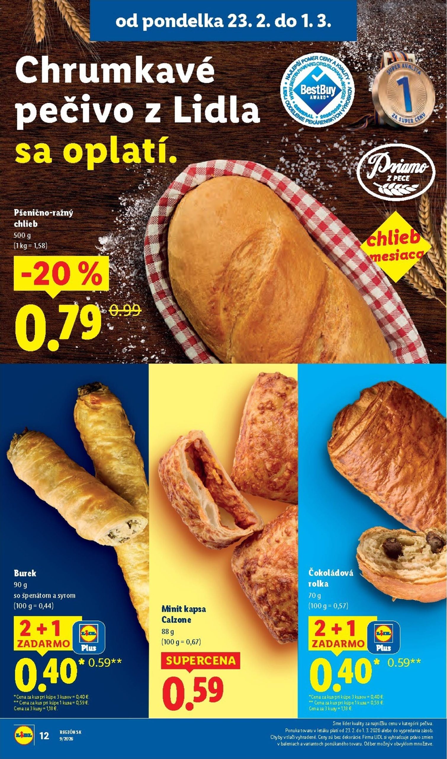 Page 12 of Aktuálny lidl leták platný od pondelka 23.02 do 01.03