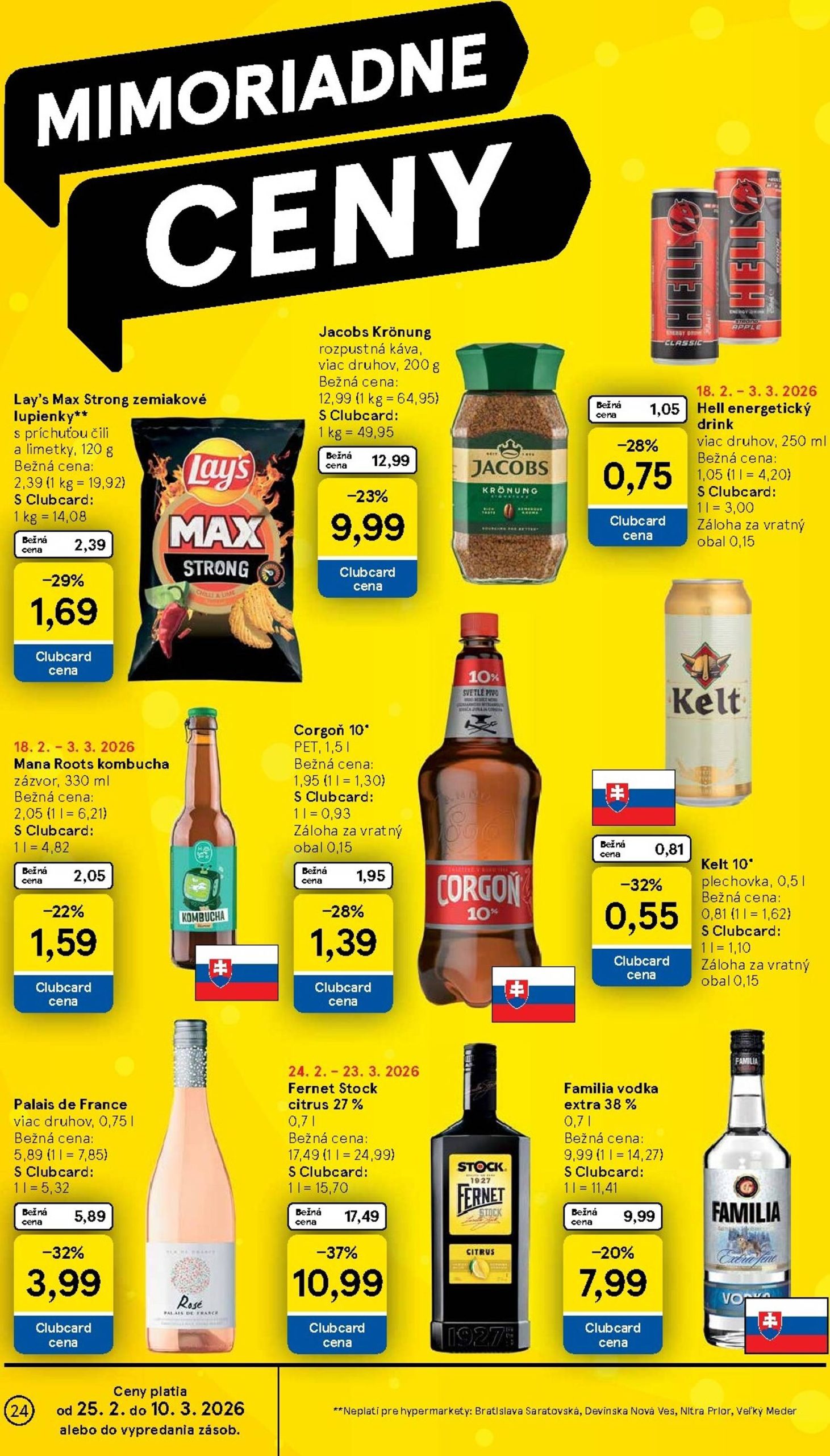 Page 24 of Aktuálny tesco leták platný od stredy 25.02 do 03.03