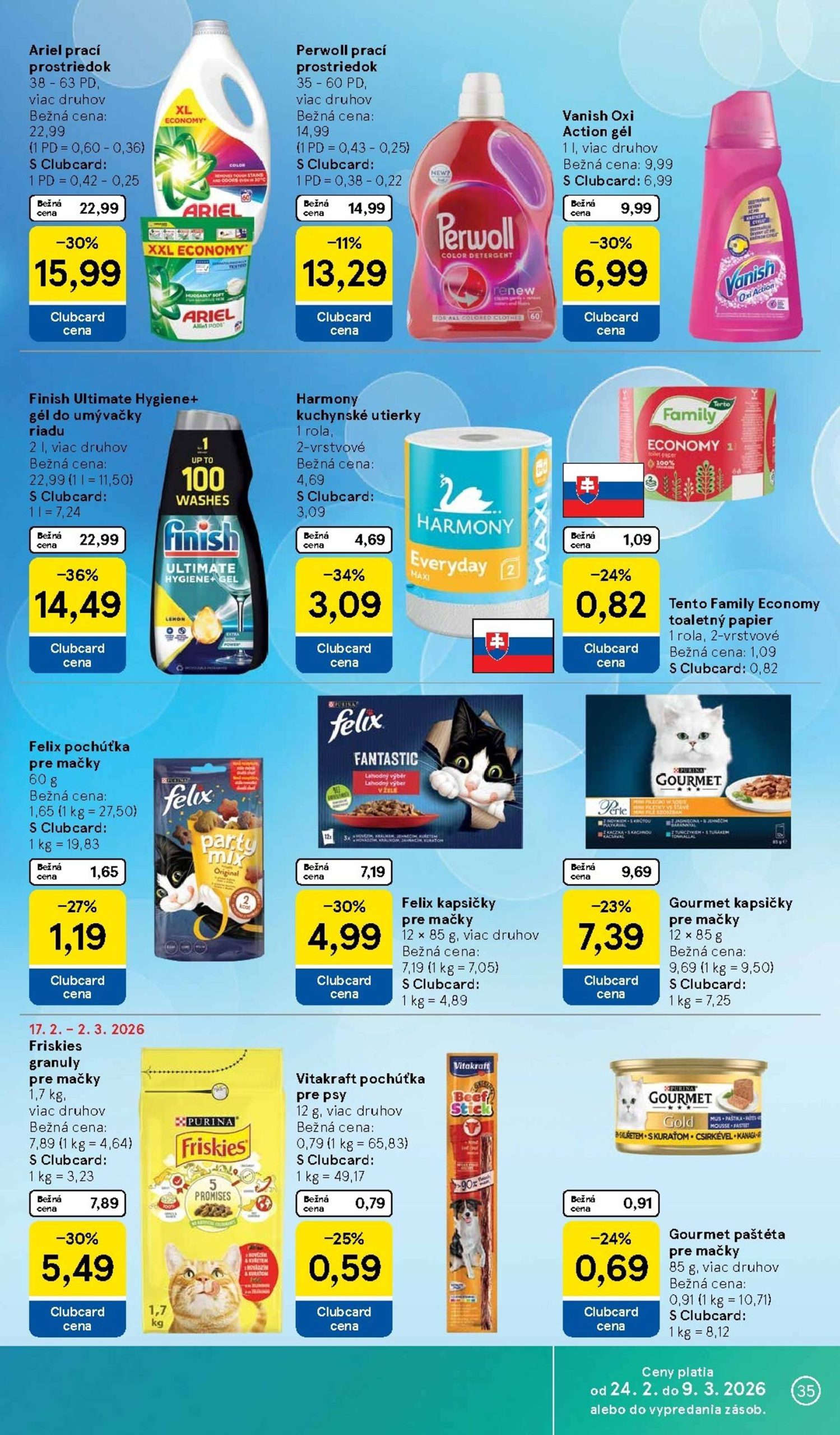 Page 35 of Aktuálny tesco leták platný od stredy 25.02 do 03.03