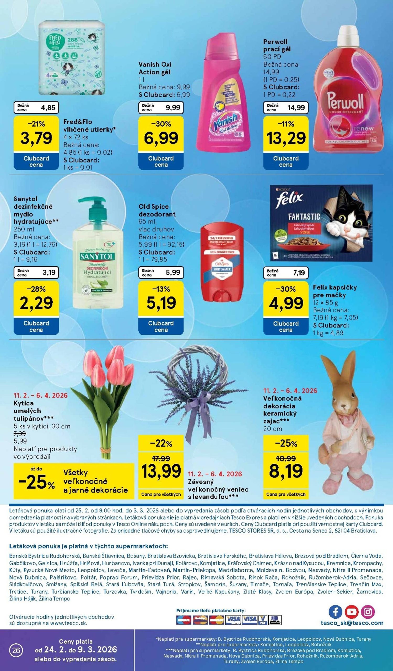 Page 26 of Aktuálny tesco leták platný od stredy 25.02 do 03.03