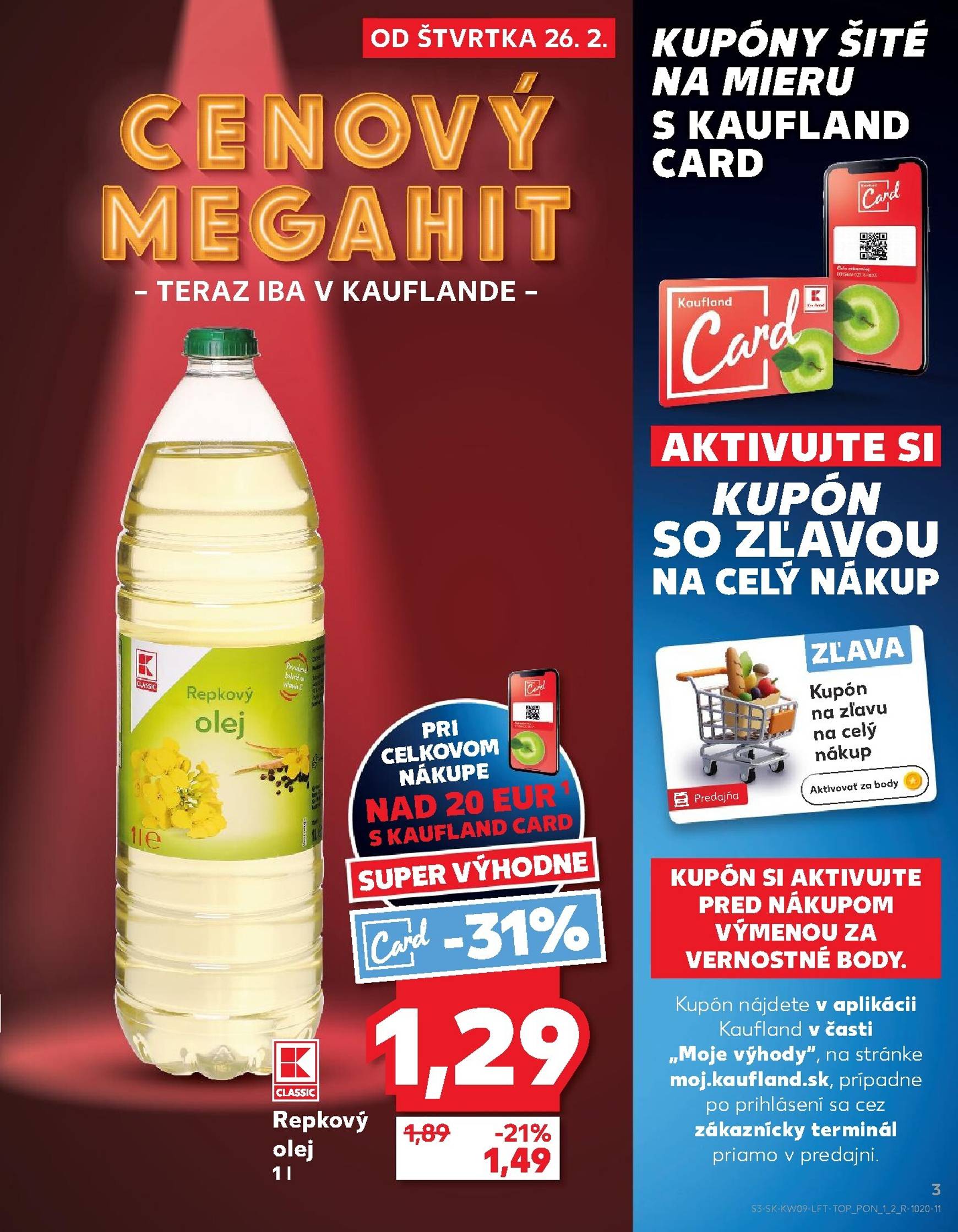 Page 3 of Aktuálny kaufland leták platný od štvrtka 26.02 do 04.03
