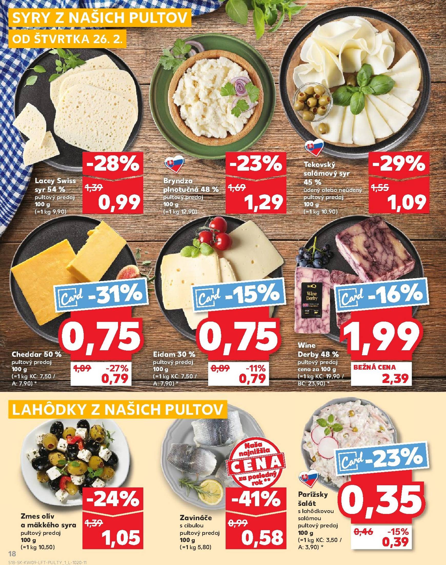 Page 18 of Aktuálny kaufland leták platný od štvrtka 26.02 do 04.03