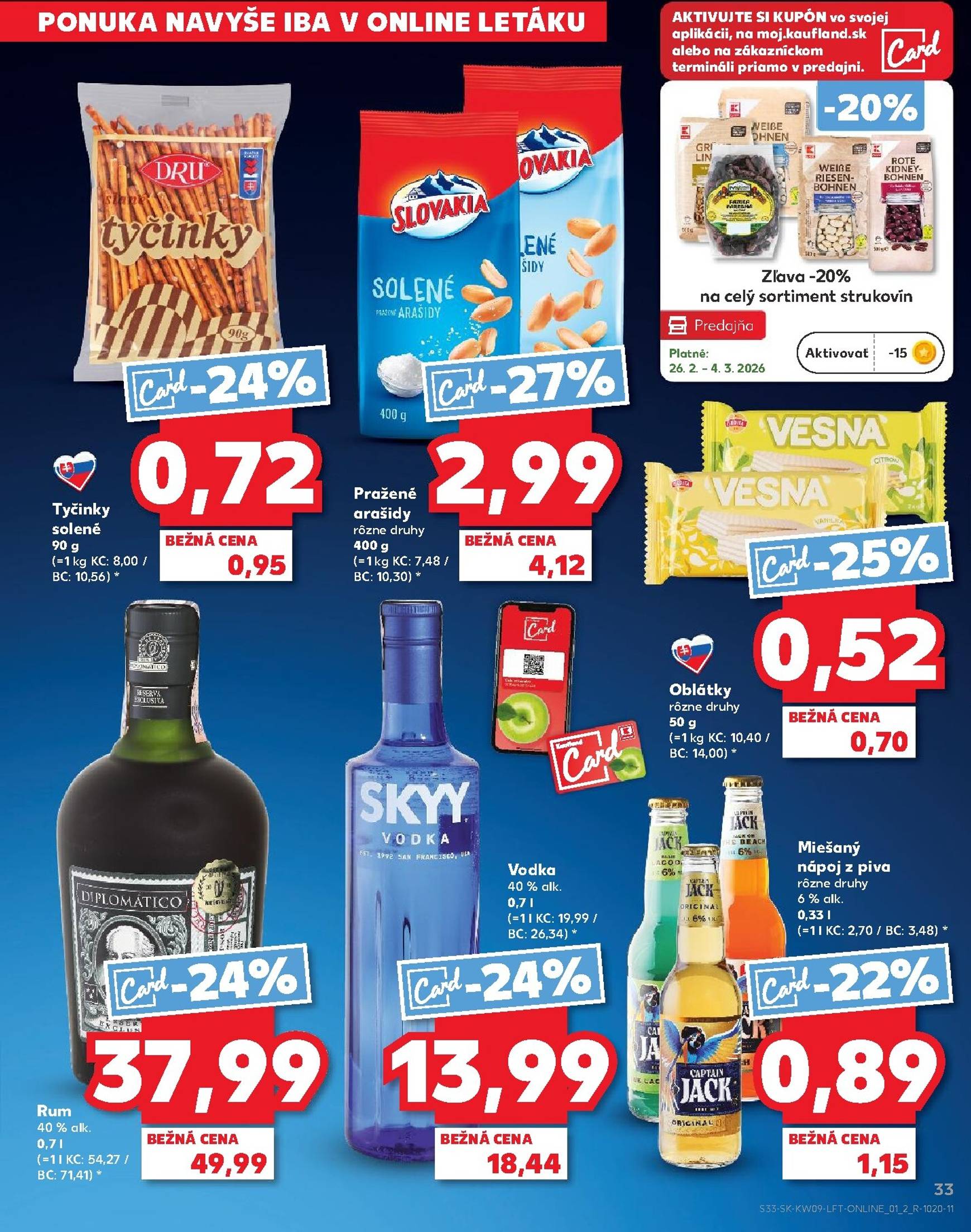 Page 33 of Aktuálny kaufland leták platný od štvrtka 26.02 do 04.03